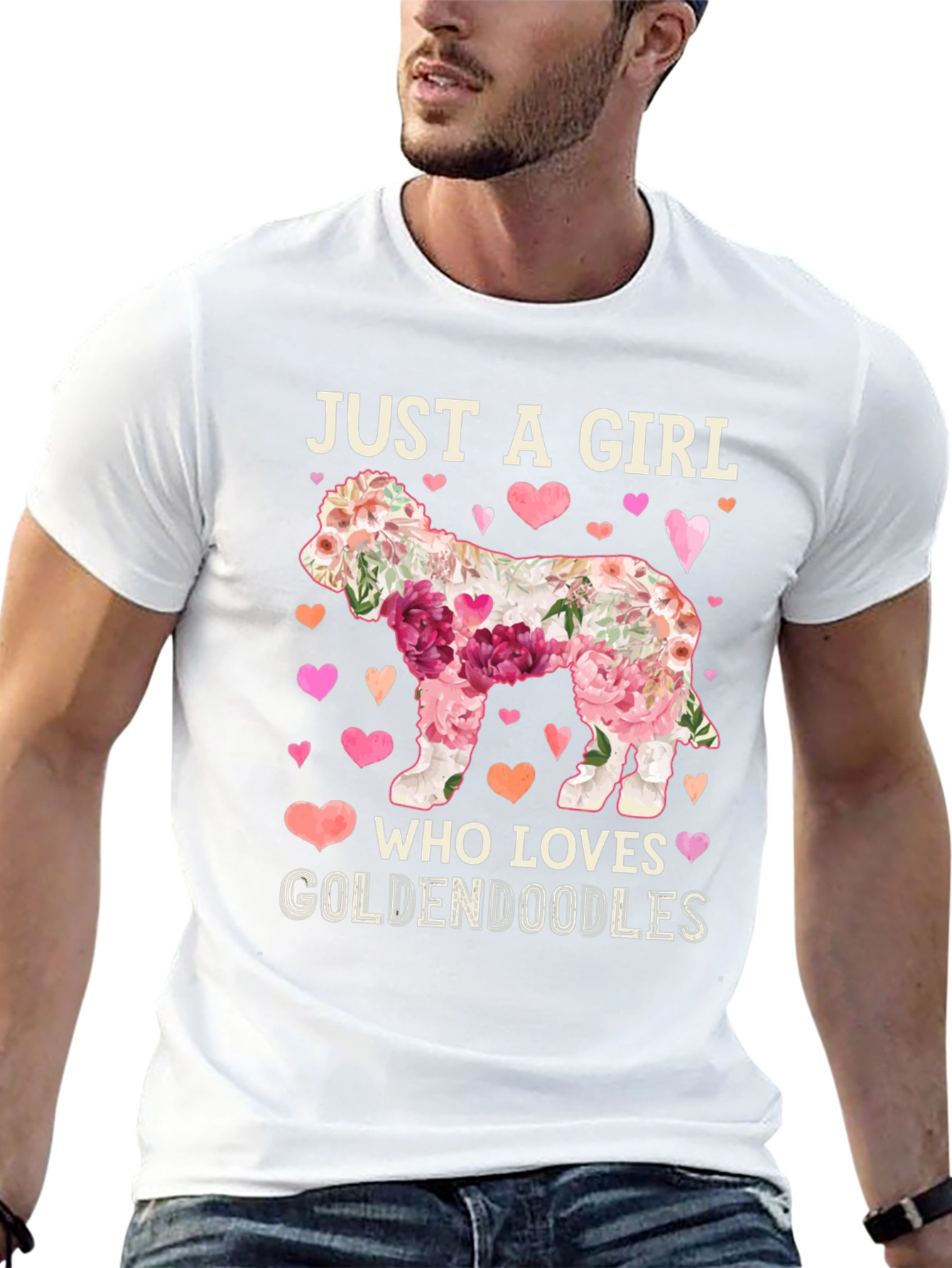 Just A Girl Who Loves Goldendoodles T-Shirt