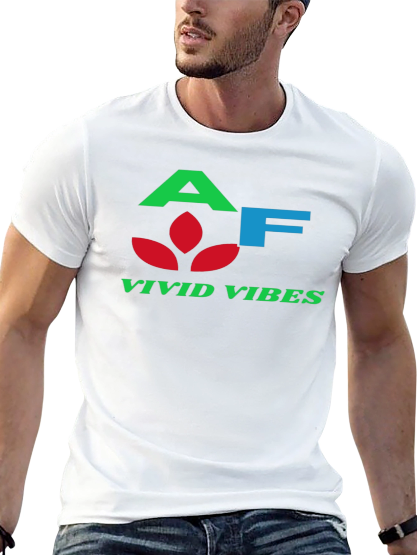 Vivid Vibes Black T-Shirt