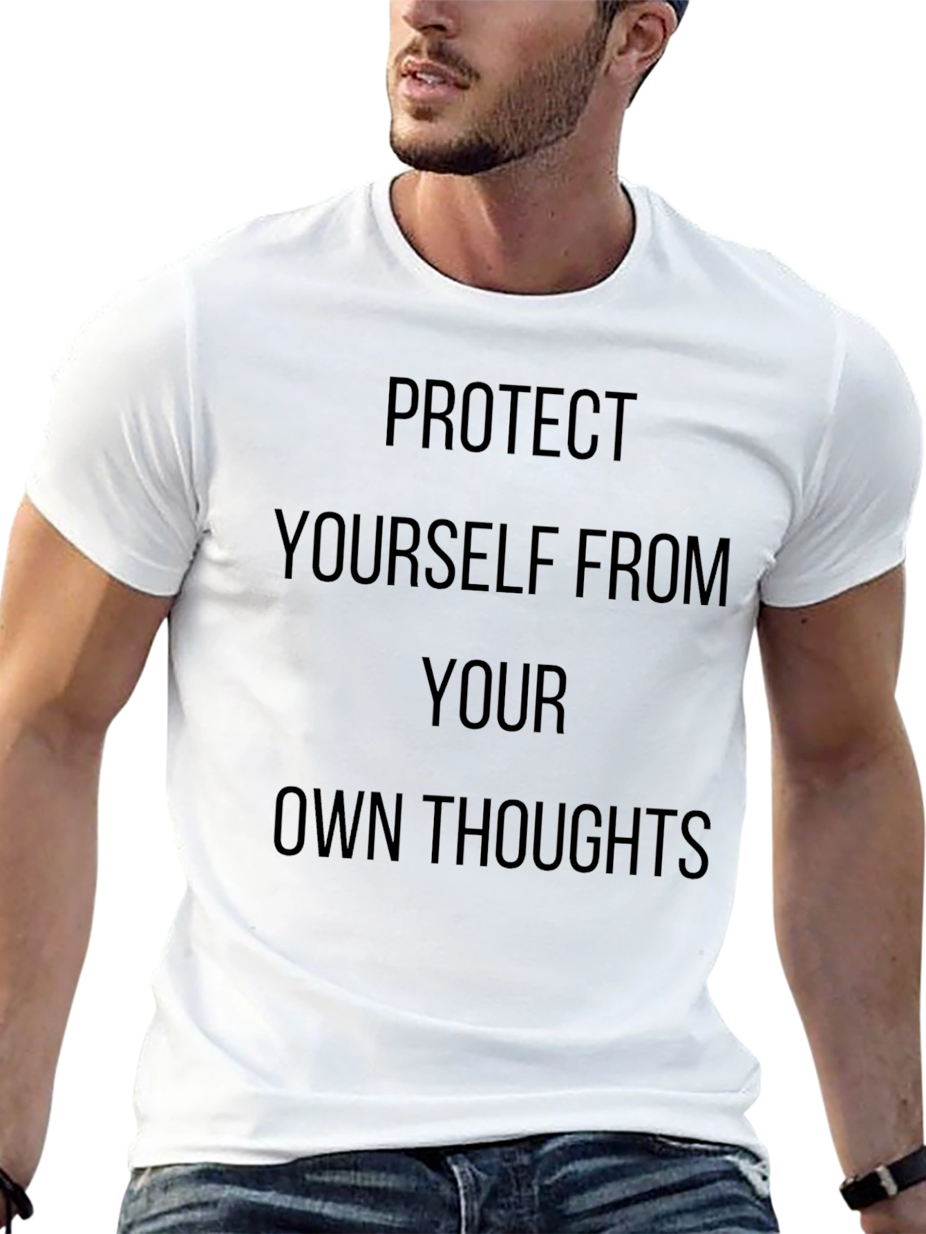 Protect Yourself Tee - Thoughtful Graphic T-Shirt