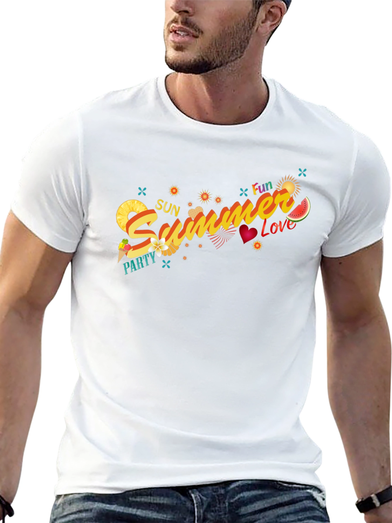 Summer Sun Party T-Shirt Fun Love Graphic Tee