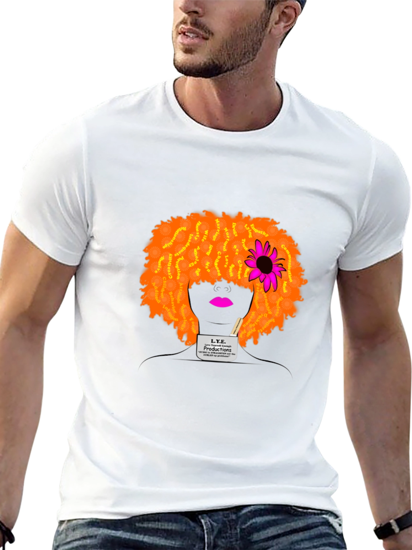 Afro Silhouette Graphic Tee
