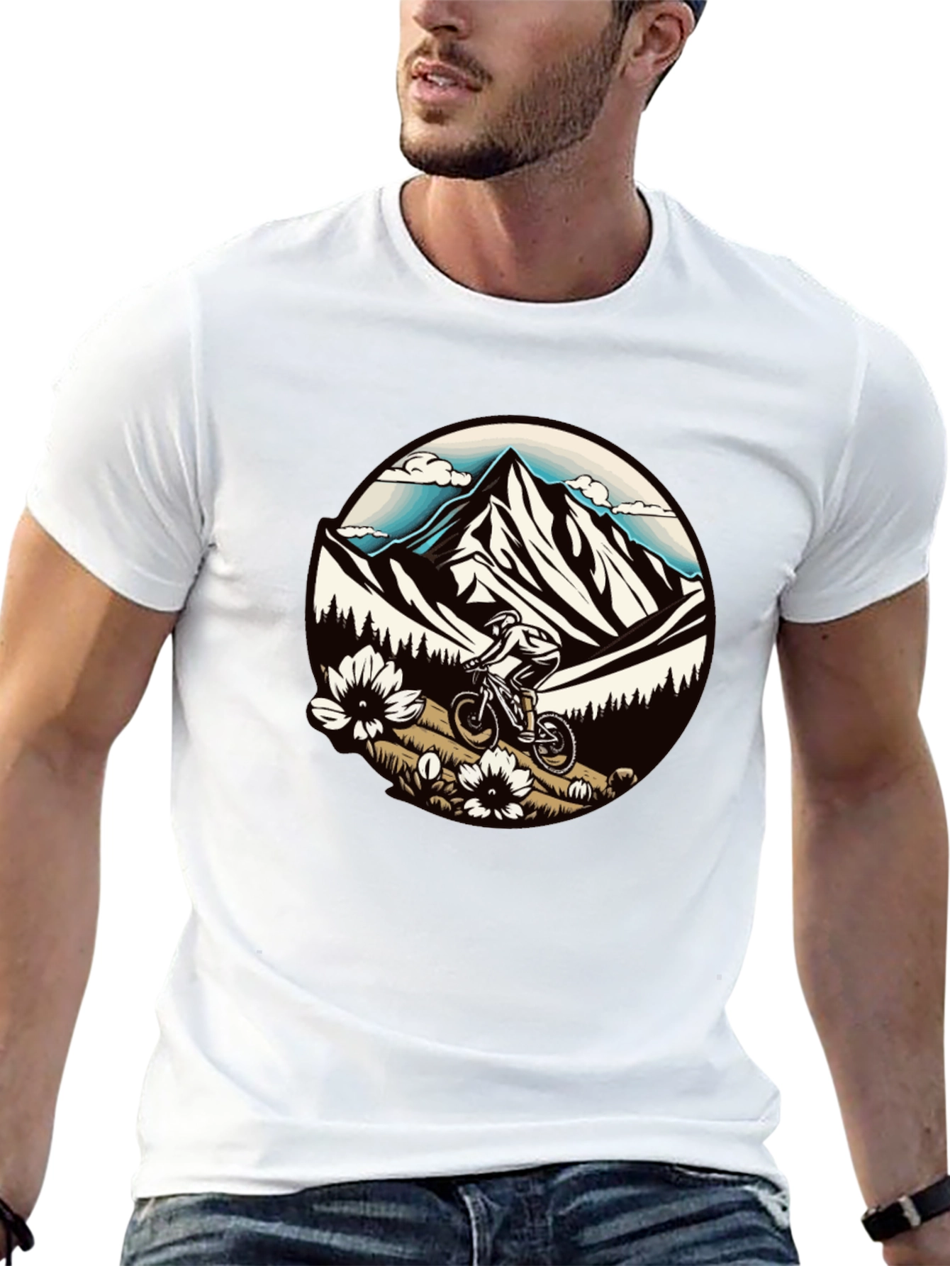 Mountain Biker Graphic Tee
