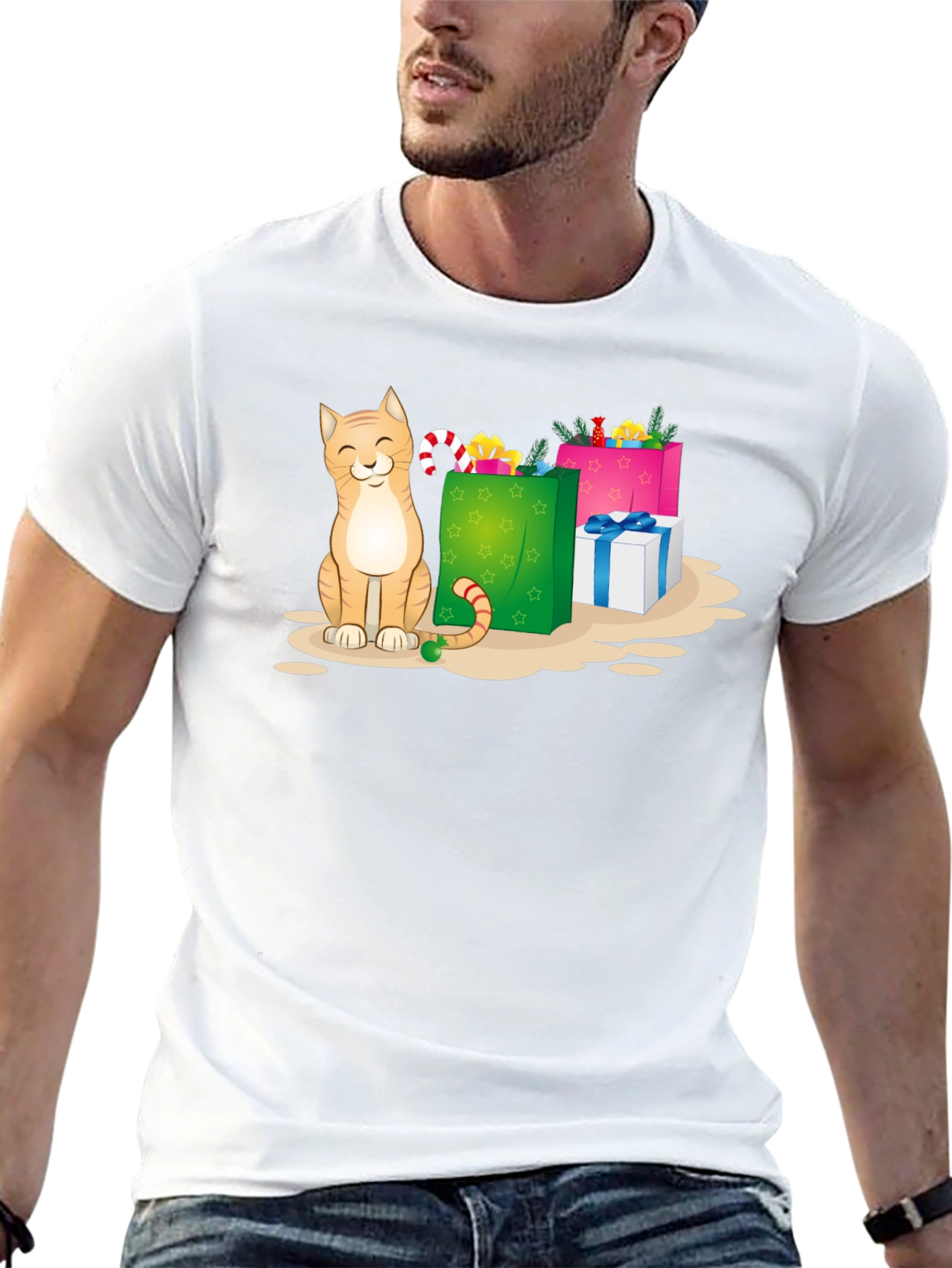 Cat Christmas Gift T-Shirt