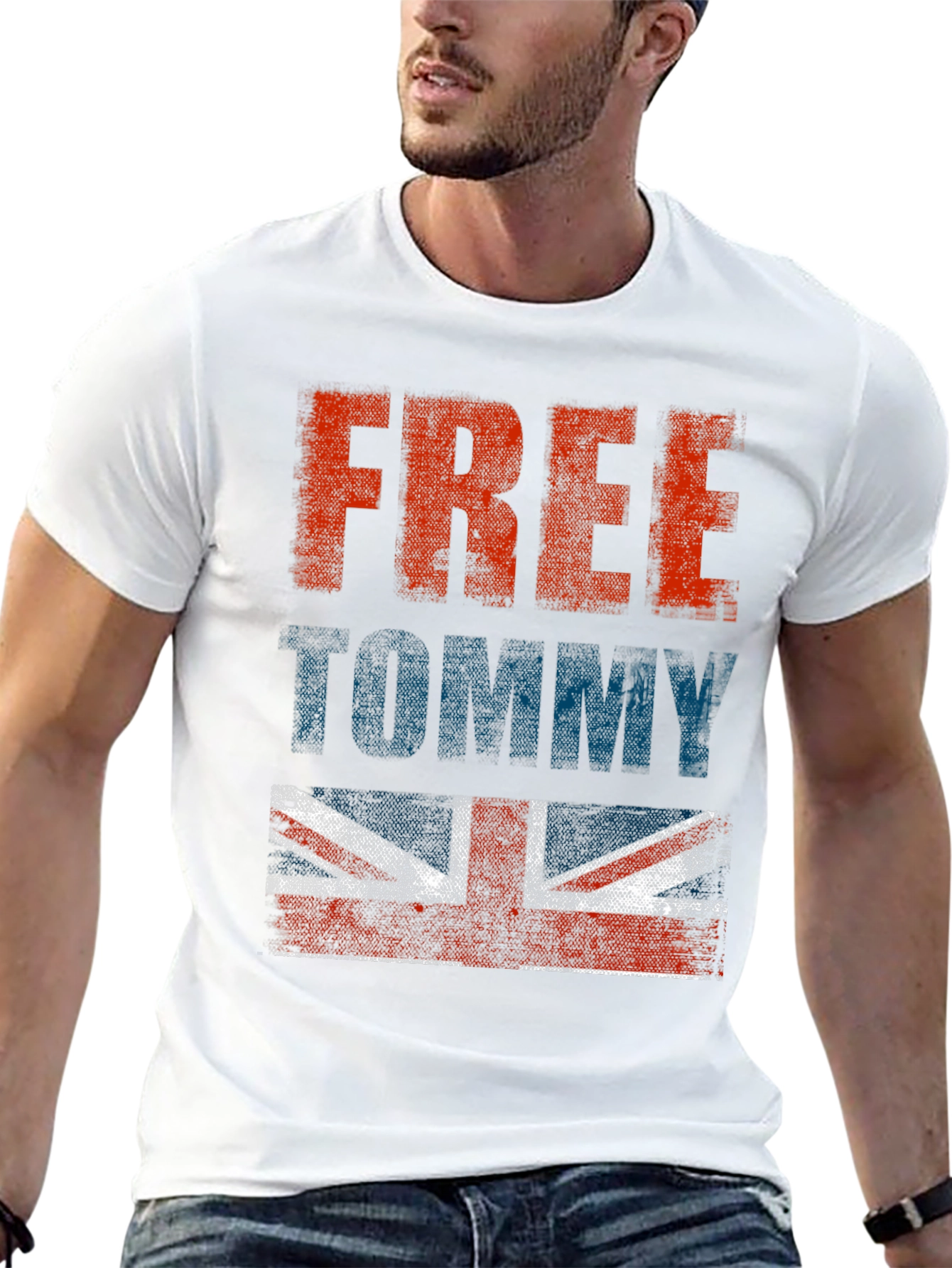 Free Tommy British Flag T-Shirt