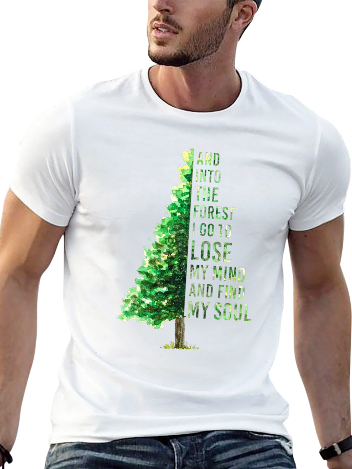 Forest Mind Soul T-Shirt - Nature Inspired Tee