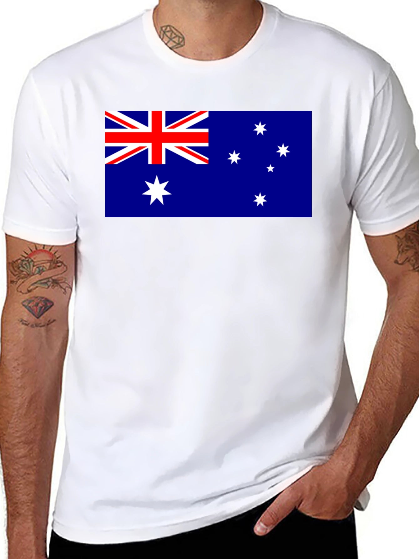 Australia Flag T-Shirt - Black