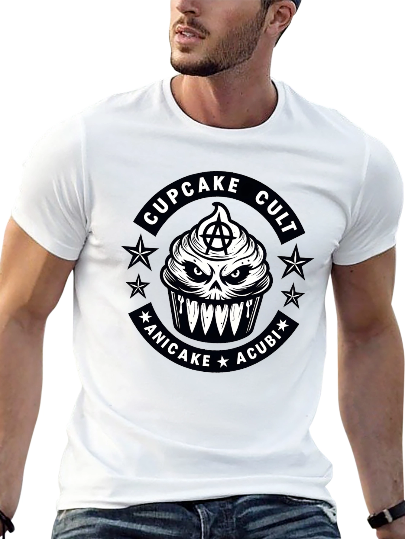 Cupcake Cult T-Shirt - Anarchy Acubi Design