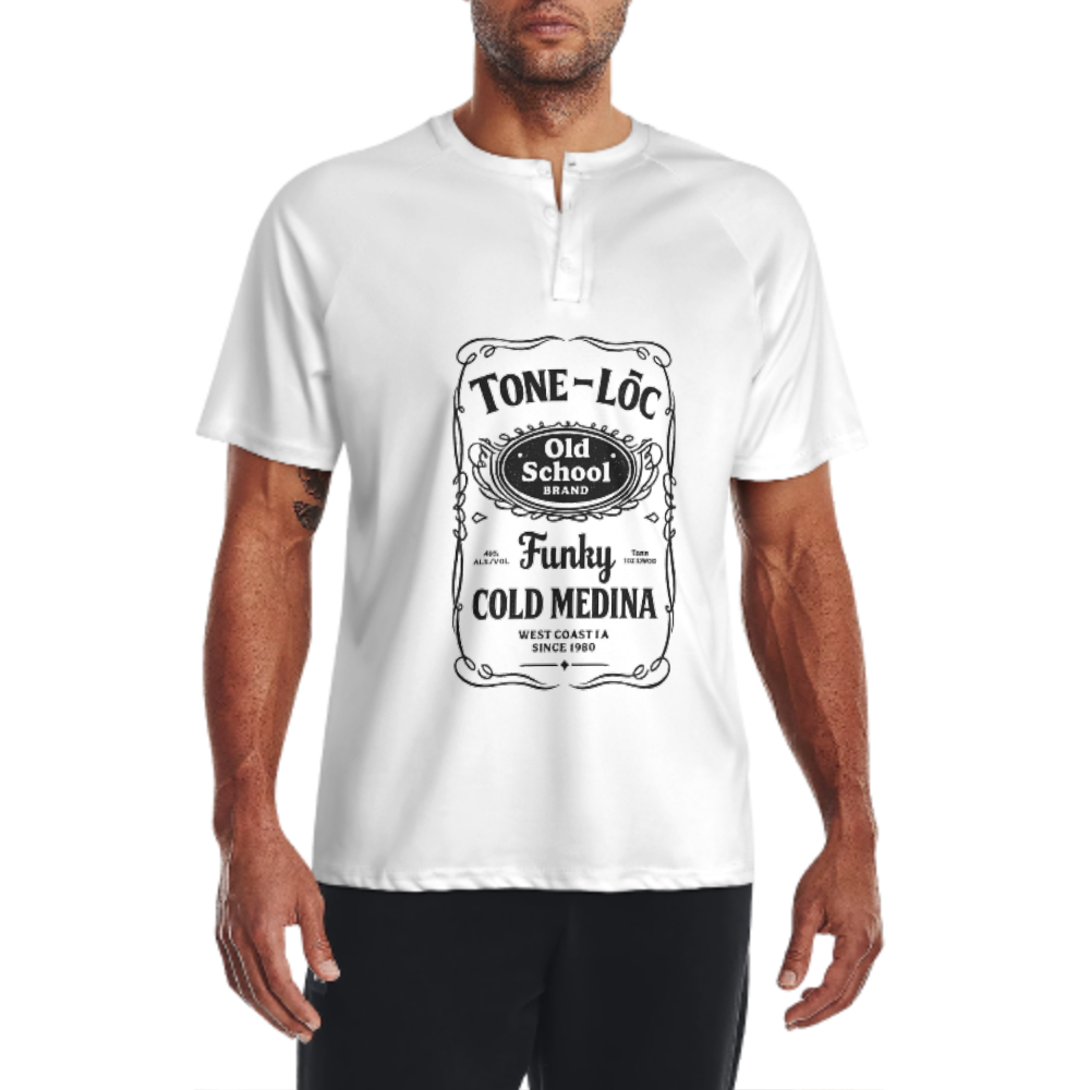 Vintage Funky Cold Medina Graphic Tee, Retro Old School Streetwear Shirt, Classic Monochrome Hip Hop Style T-Shirt(z743)