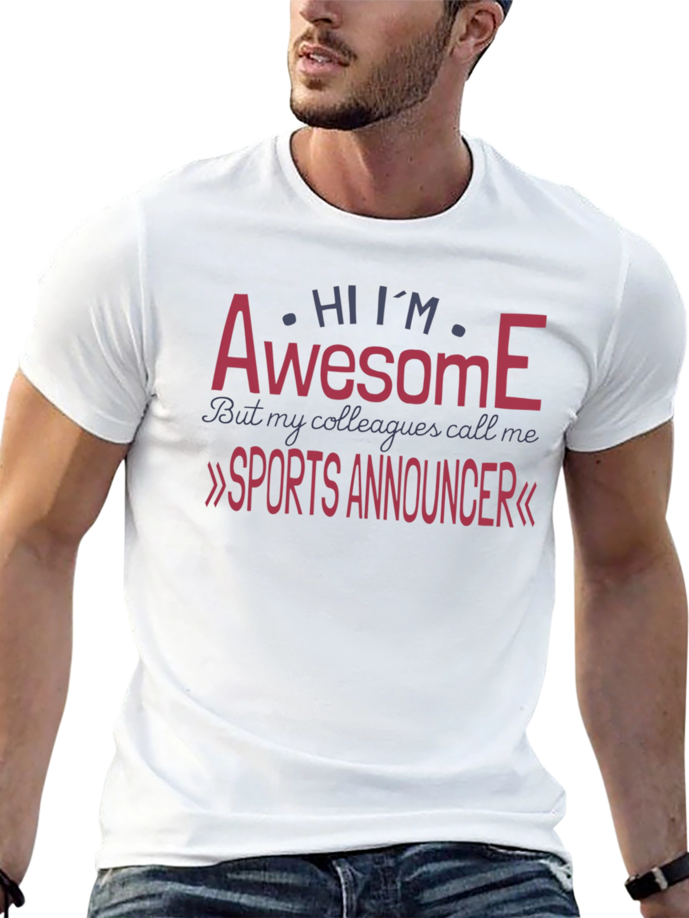 Awesome Sports Announcer Graphic Tee