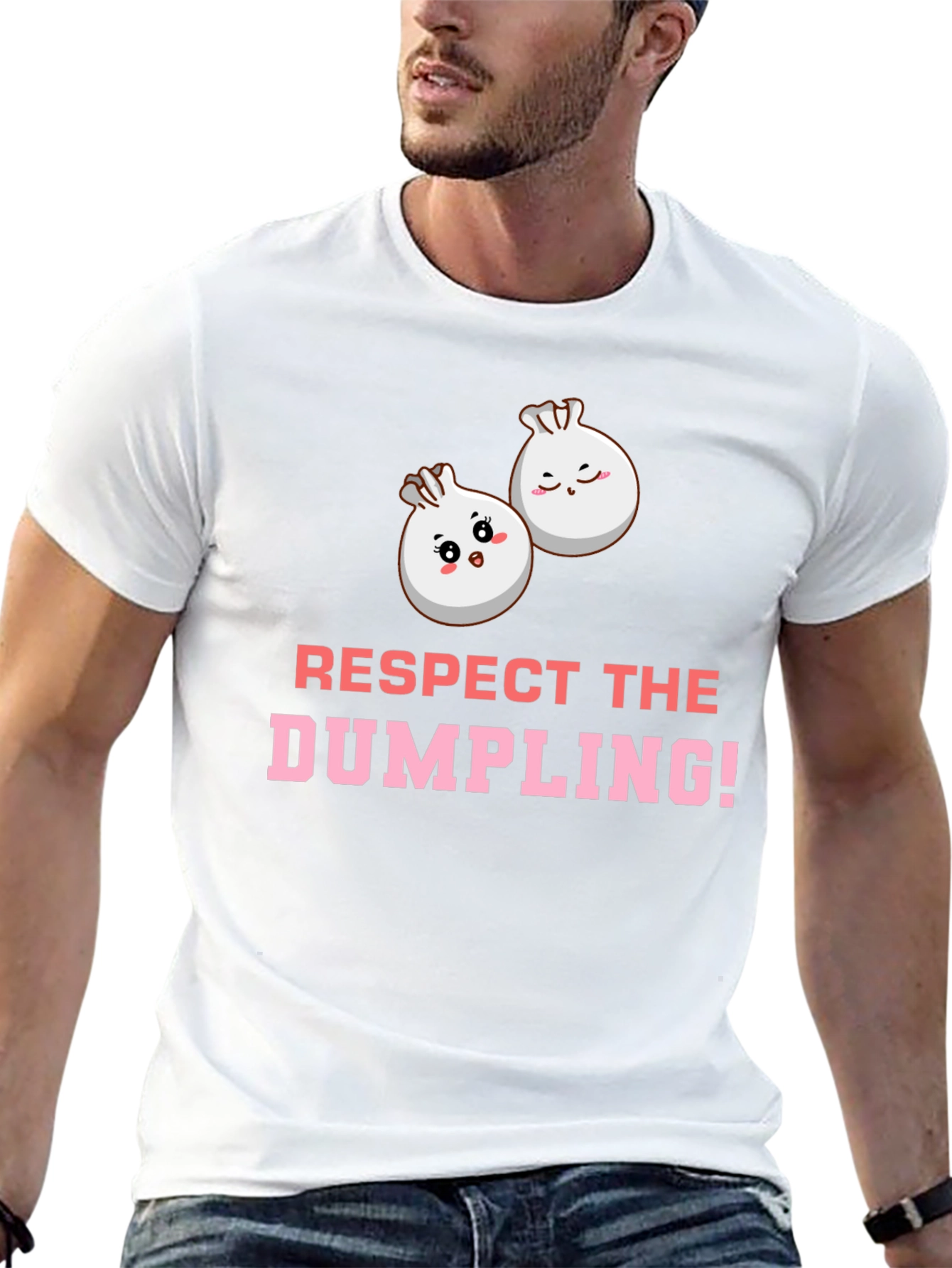 Respect the Dumpling! Black Graphic Tee