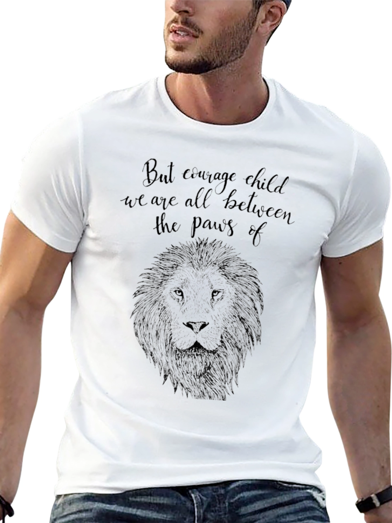Courage Child Lion Graphic Tee