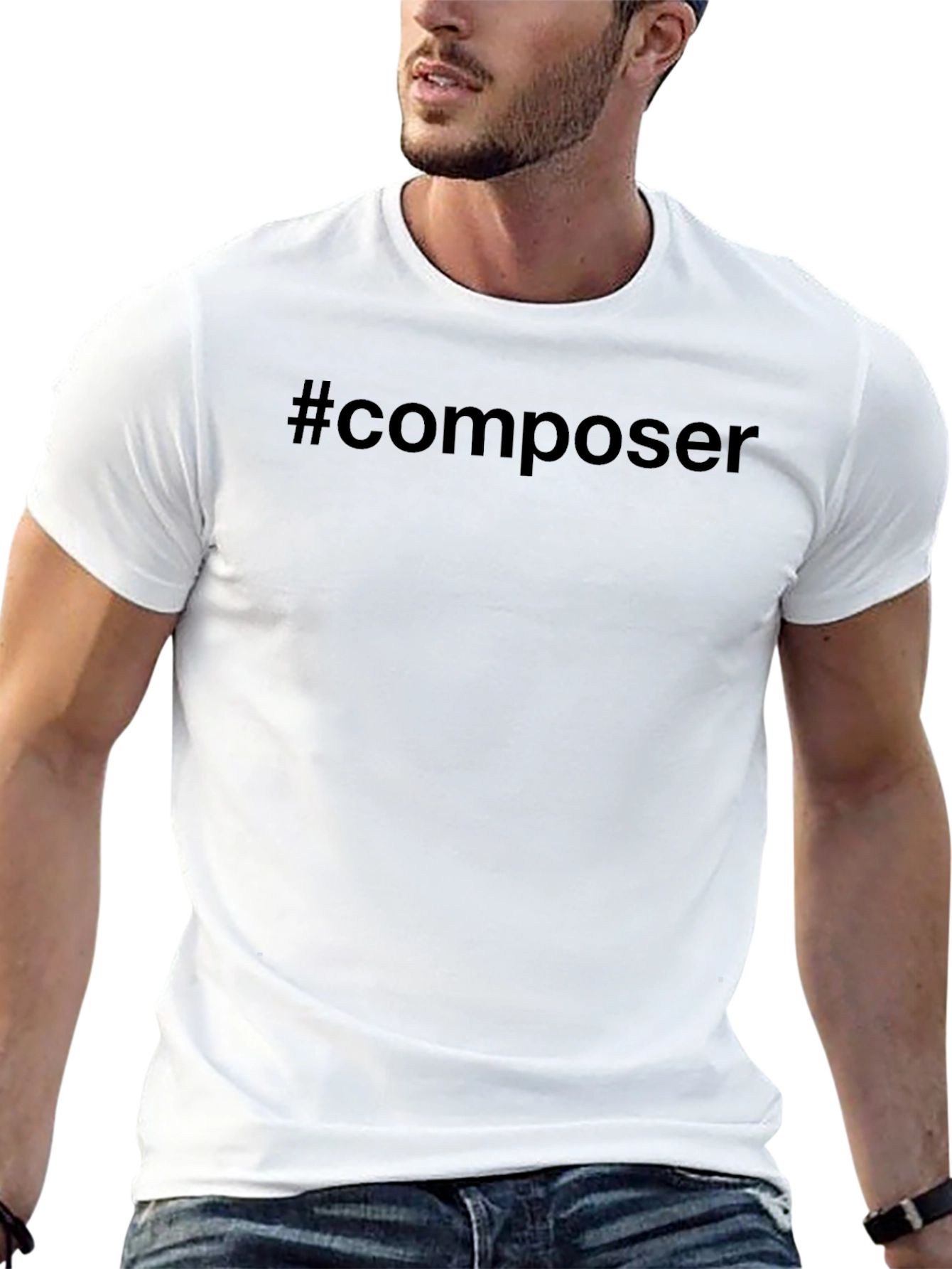 #composer T-Shirt - Classic Black Cotton Tee