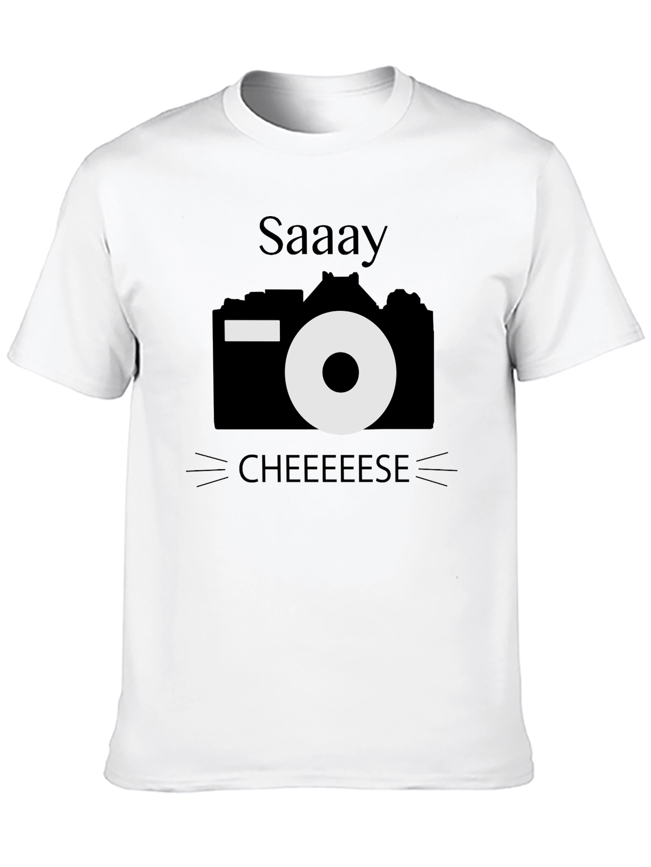 Say Cheese T-Shirt - Camera Graphic Tee