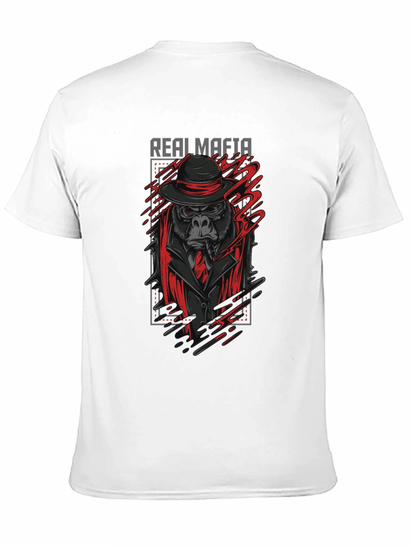 Real Mafia Gorilla Graphic T-Shirt - Black