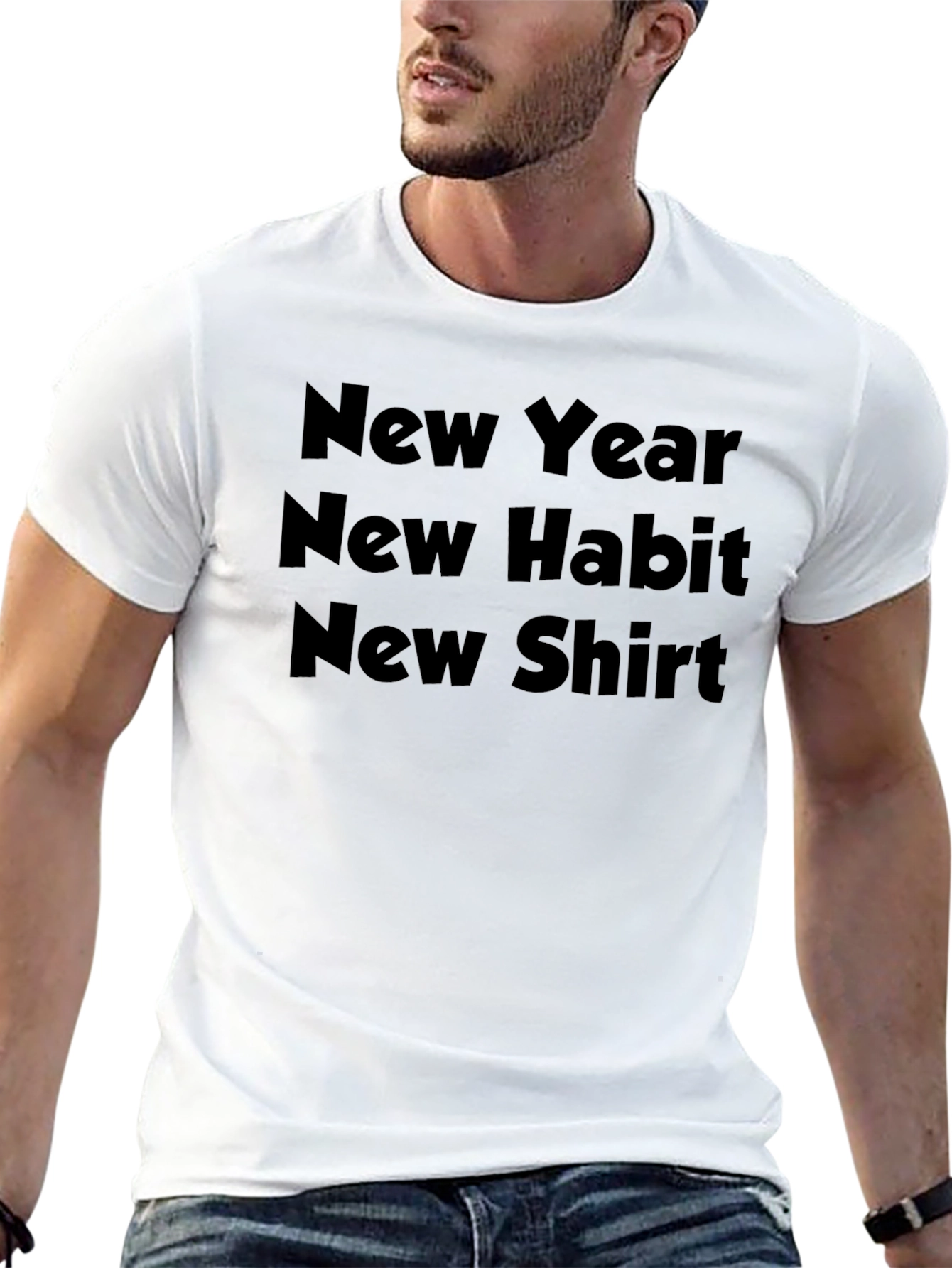 New Year New Habit New Shirt Graphic Tee