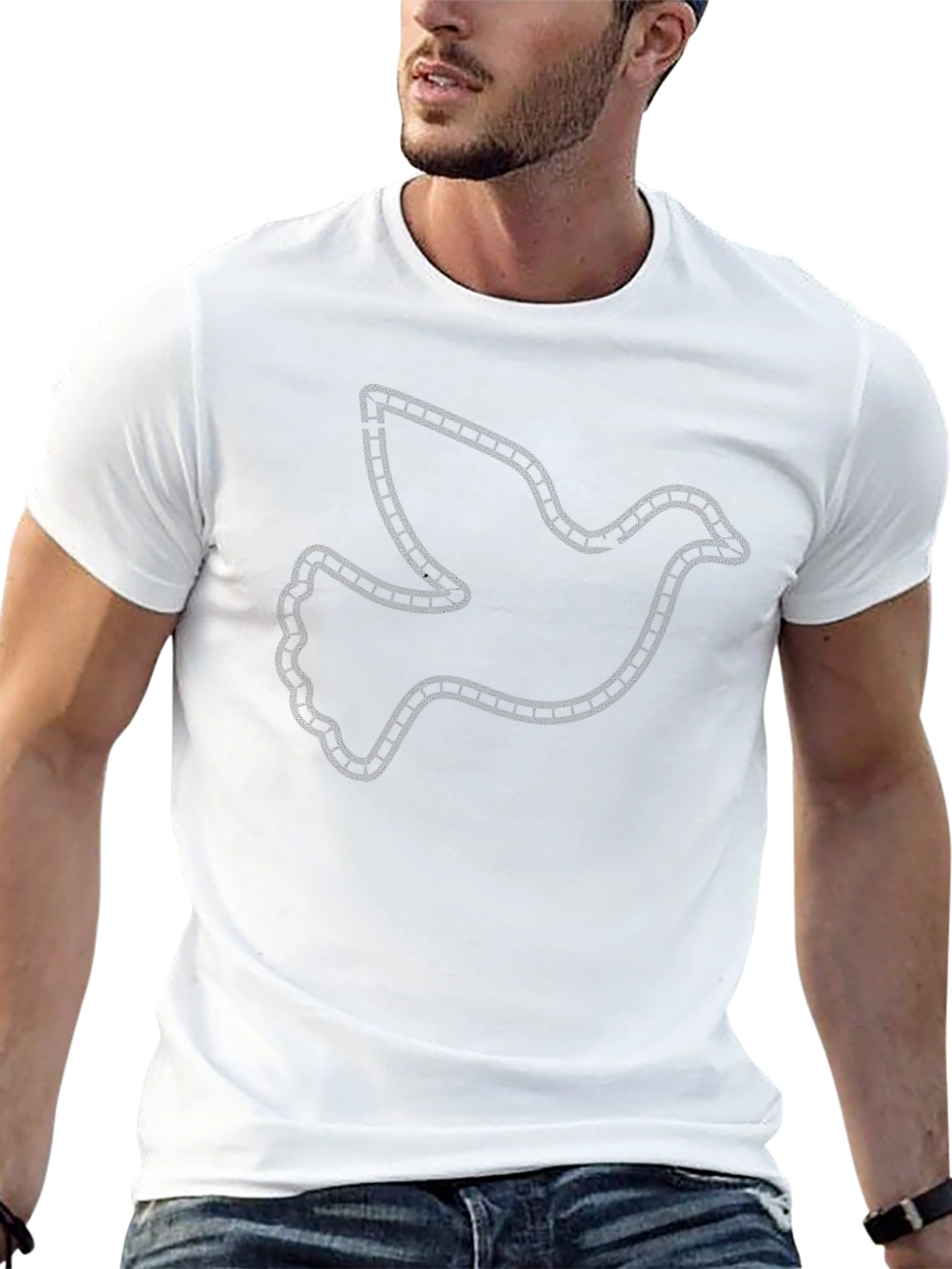Peace Dove Graphic Tee - Soft Cotton Blend