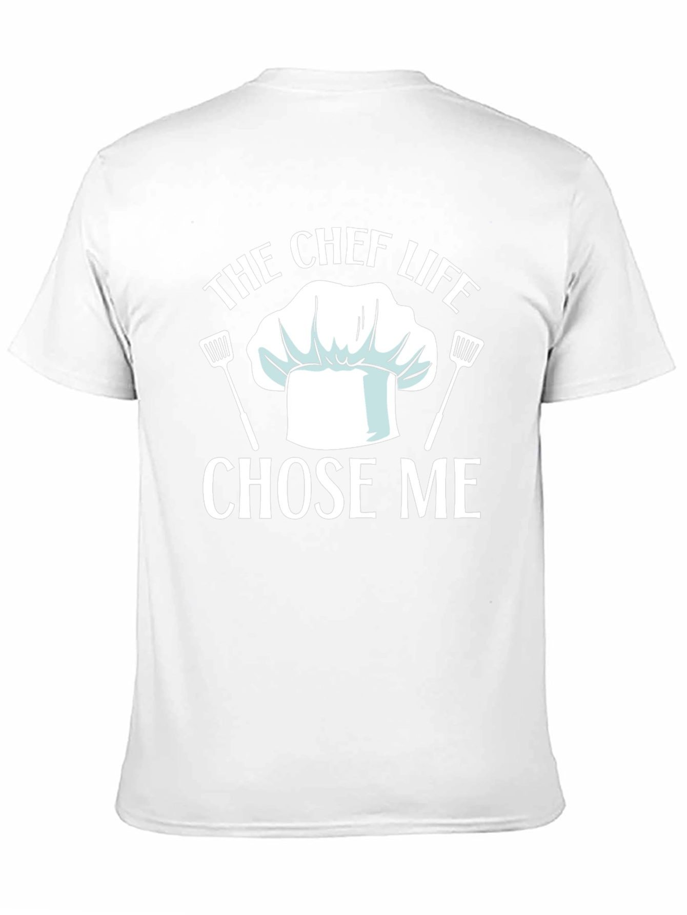 Chef Life Chose Me Black Graphic T-Shirt