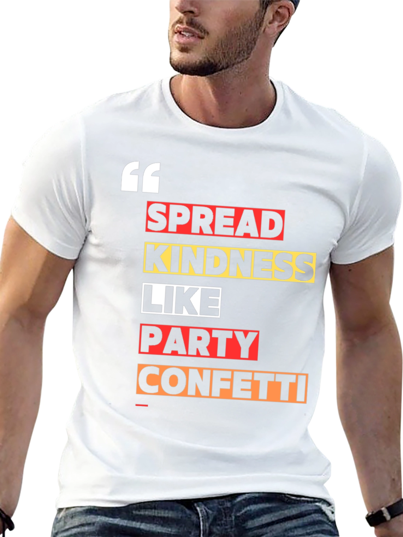 Spread Kindness Graphic Tee - Trendy Slogan Shirt