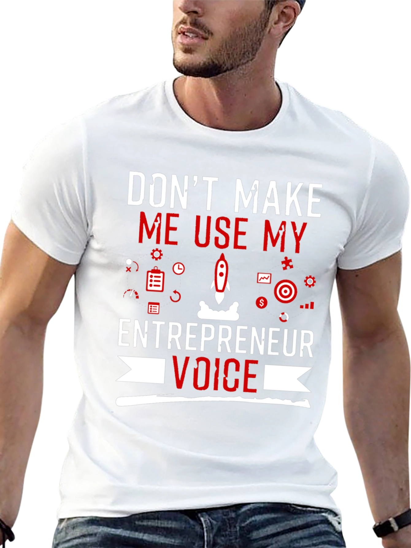 Entrepreneur Voice T-Shirt - Funny Business Startup Tee