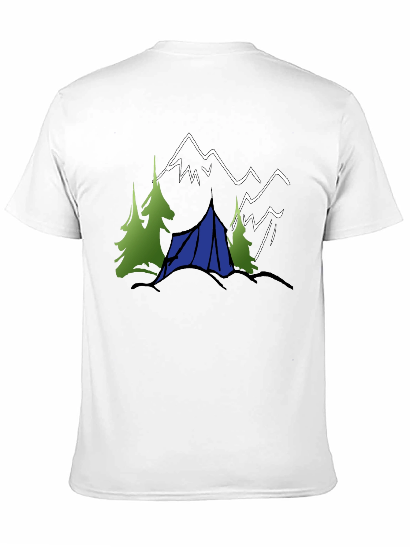 Nature Adventure Tee: Camping in the Mountains