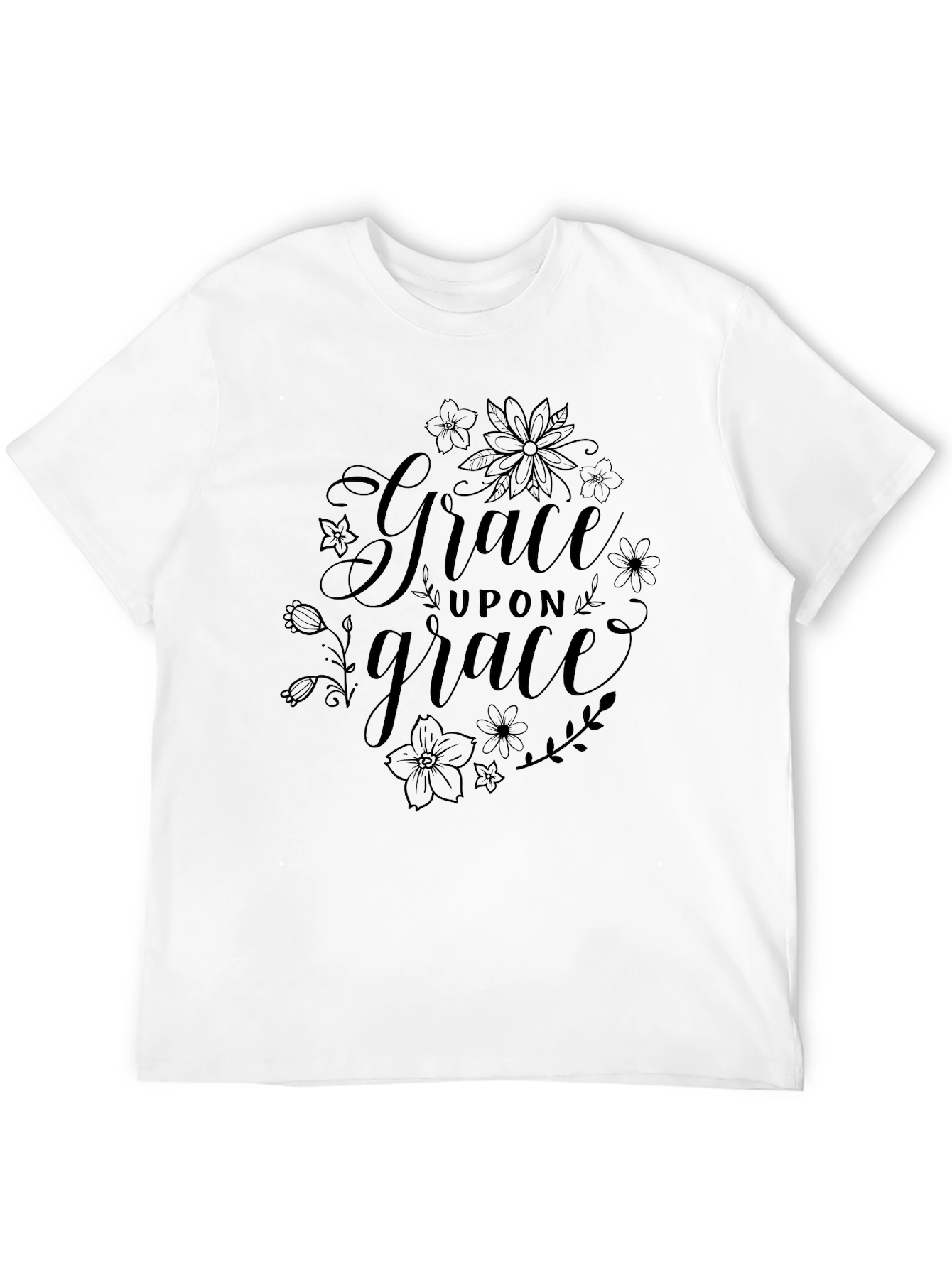 Grace Upon Grace Black Graphic T-Shirt