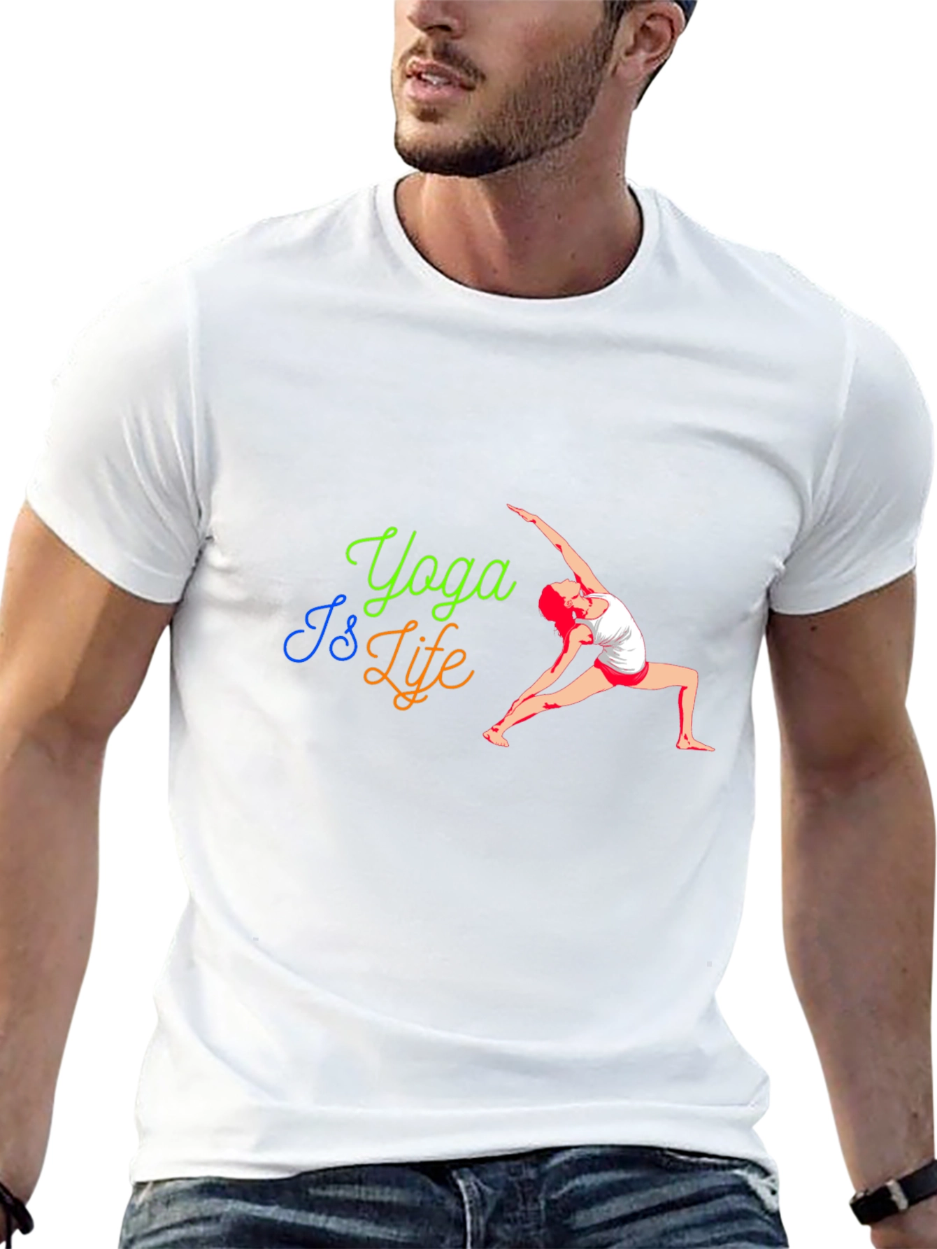 Yoga Is Life T-Shirt - Fitness Fashion Tee