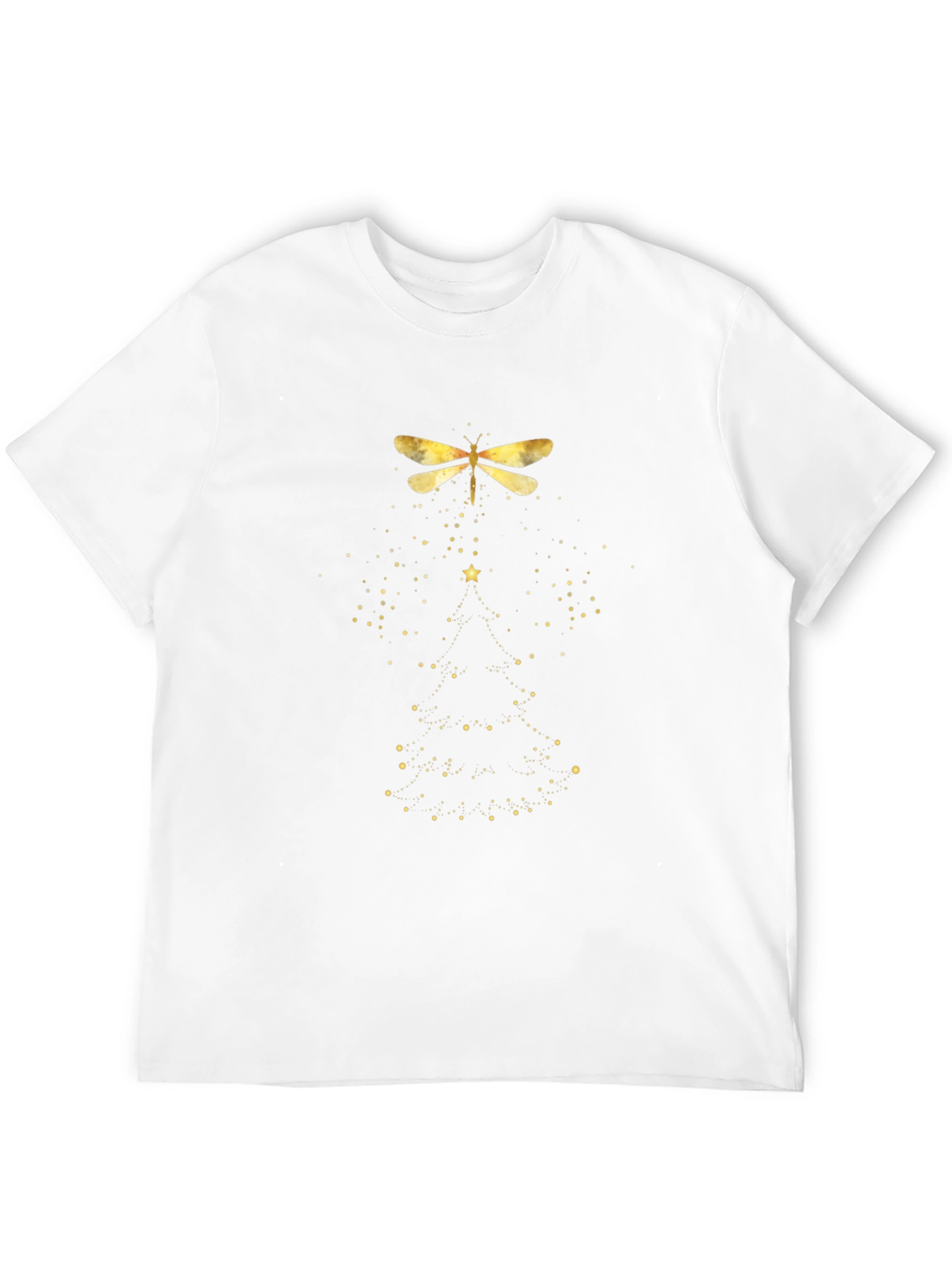 Dragonfly & Stars Graphic Tee - Black