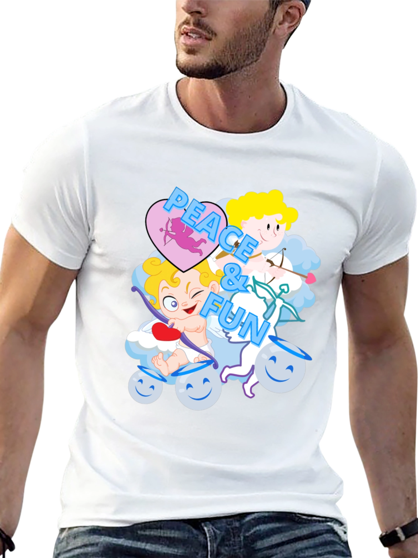 Peace & Fun Cupid T-Shirt