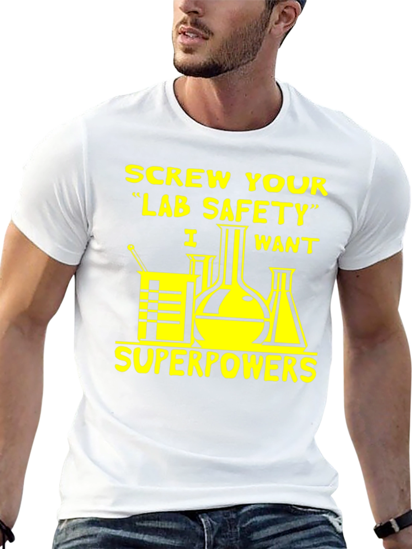 Lab Safety Superpowers Graphic T-Shirt