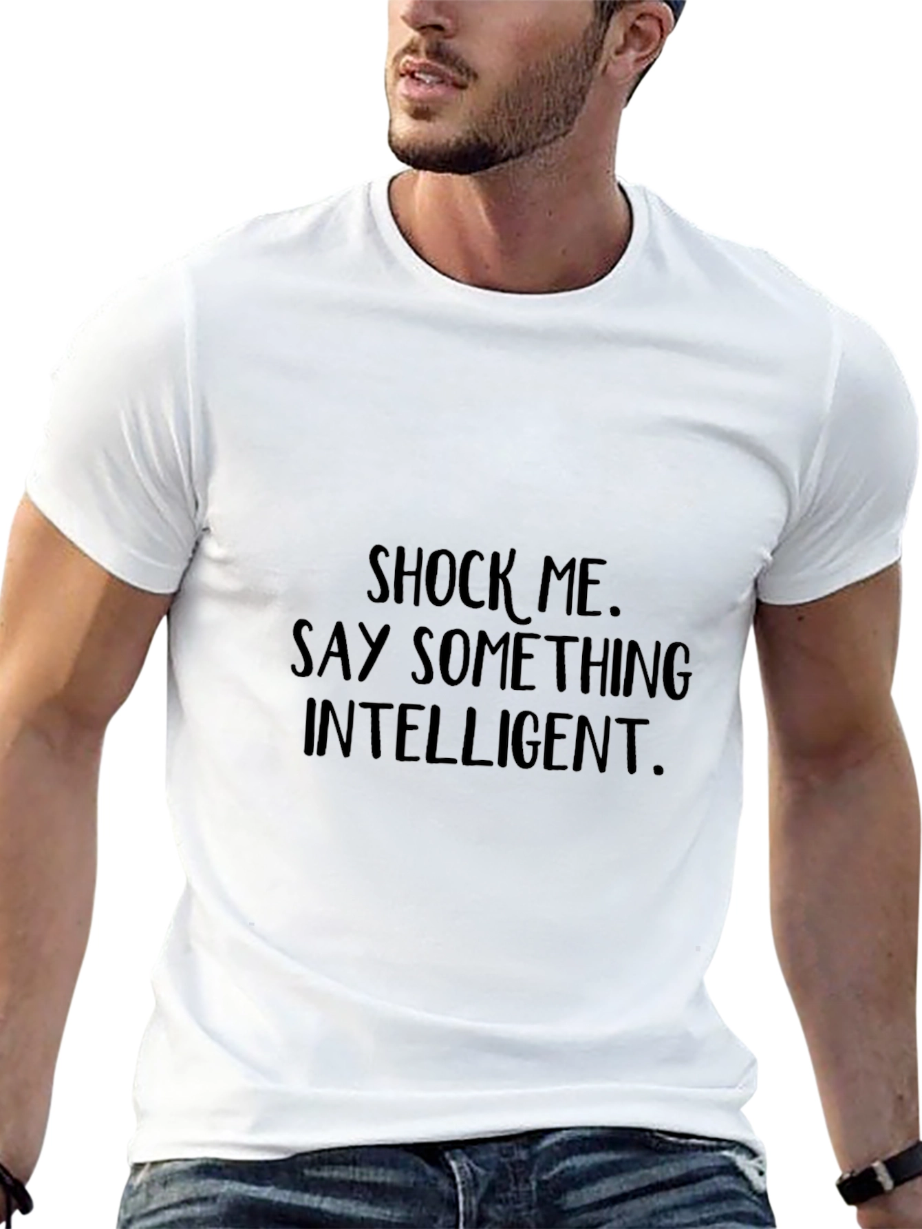 Shock Me Funny Graphic T-Shirt
