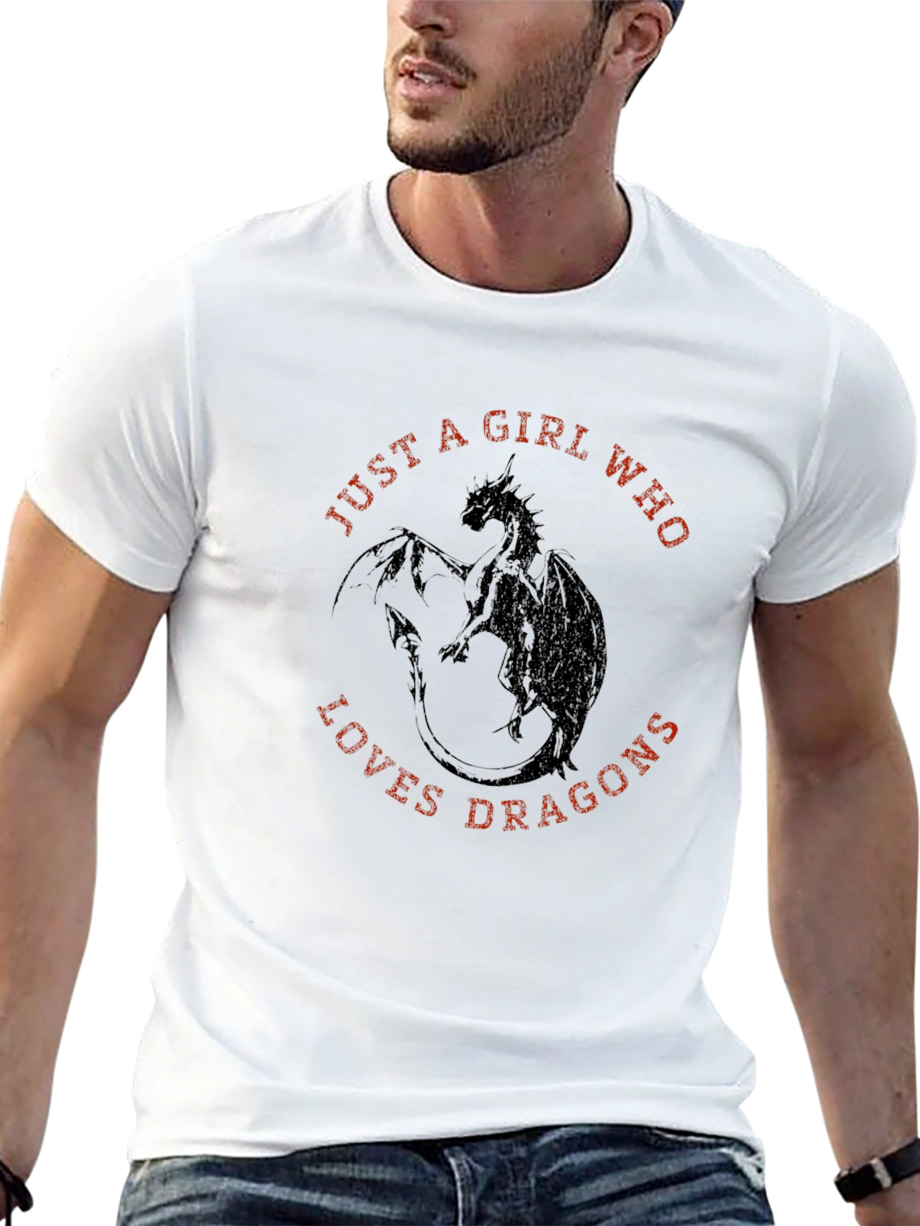 Just a Girl Who Loves Dragons T-Shirt