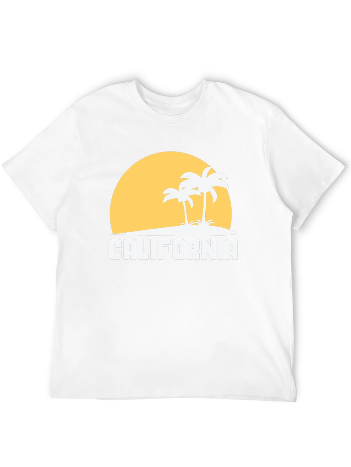 California Graphic Tee - Palm Tree Sunset