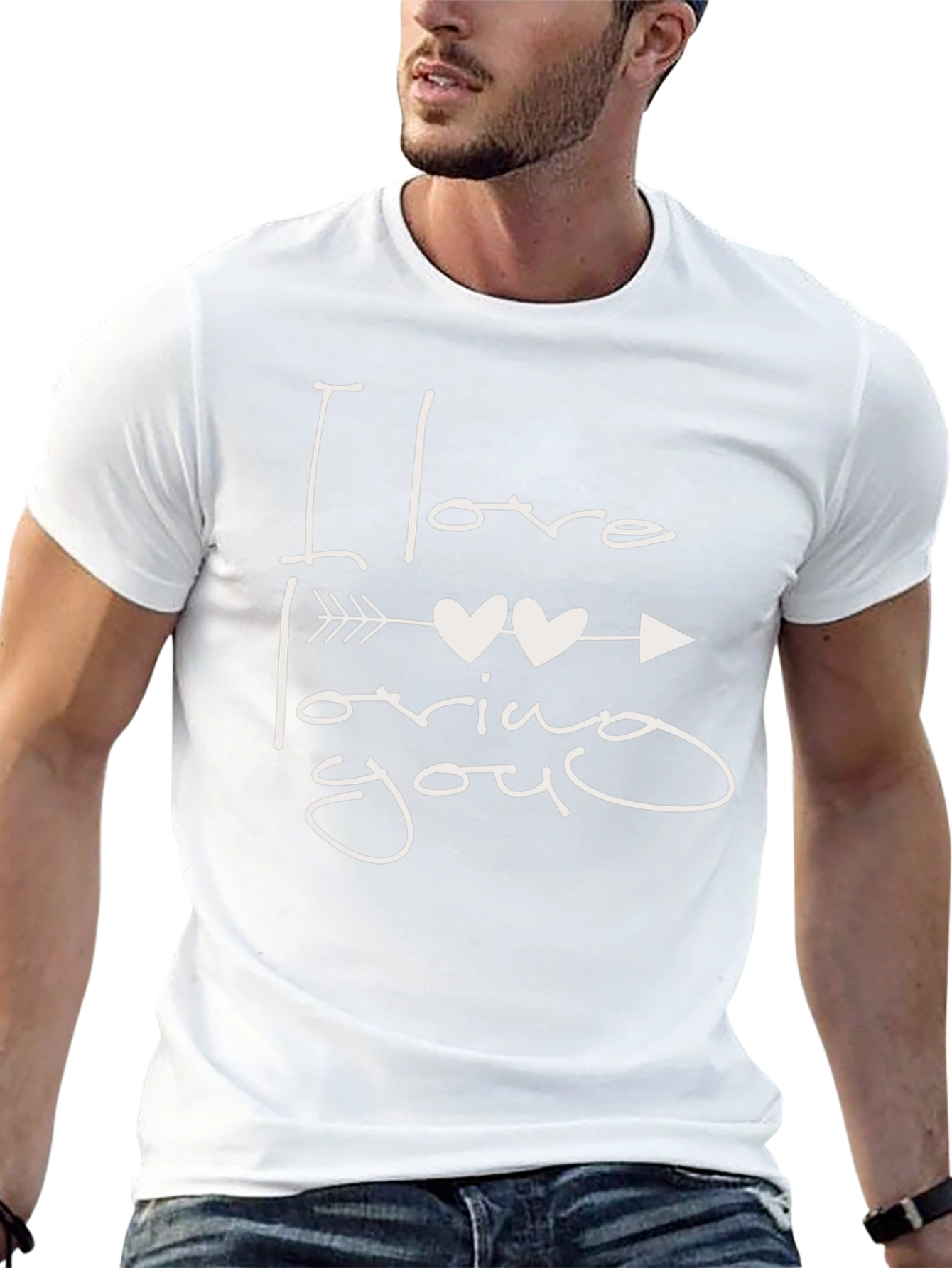 I Love Loving You Black T-Shirt
