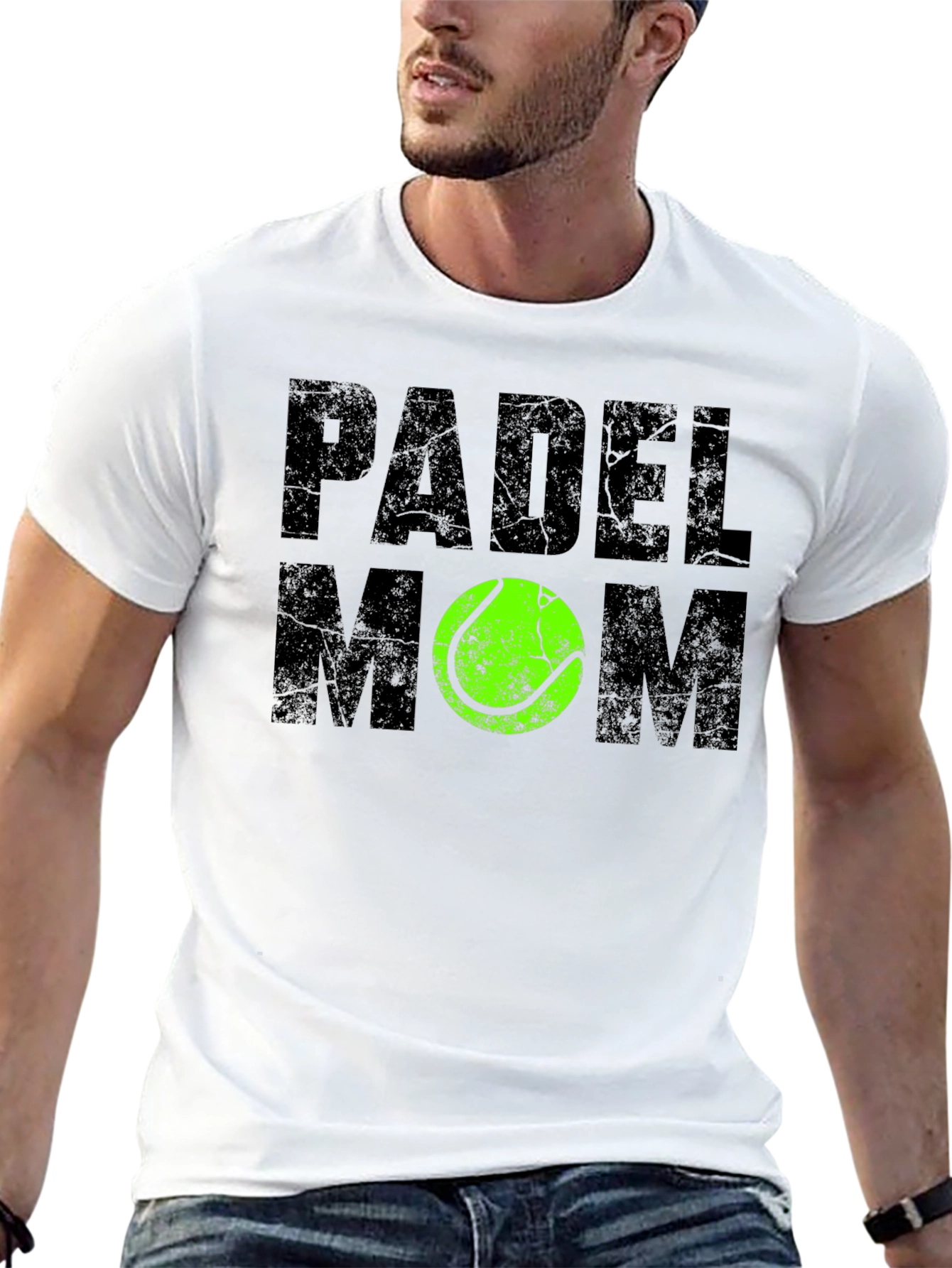 Padel Mom T-Shirt - Distressed Print