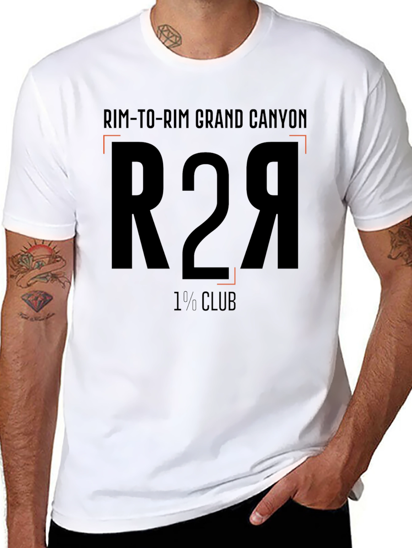Rim-to-Rim Grand Canyon R2R 1% Club T-Shirt
