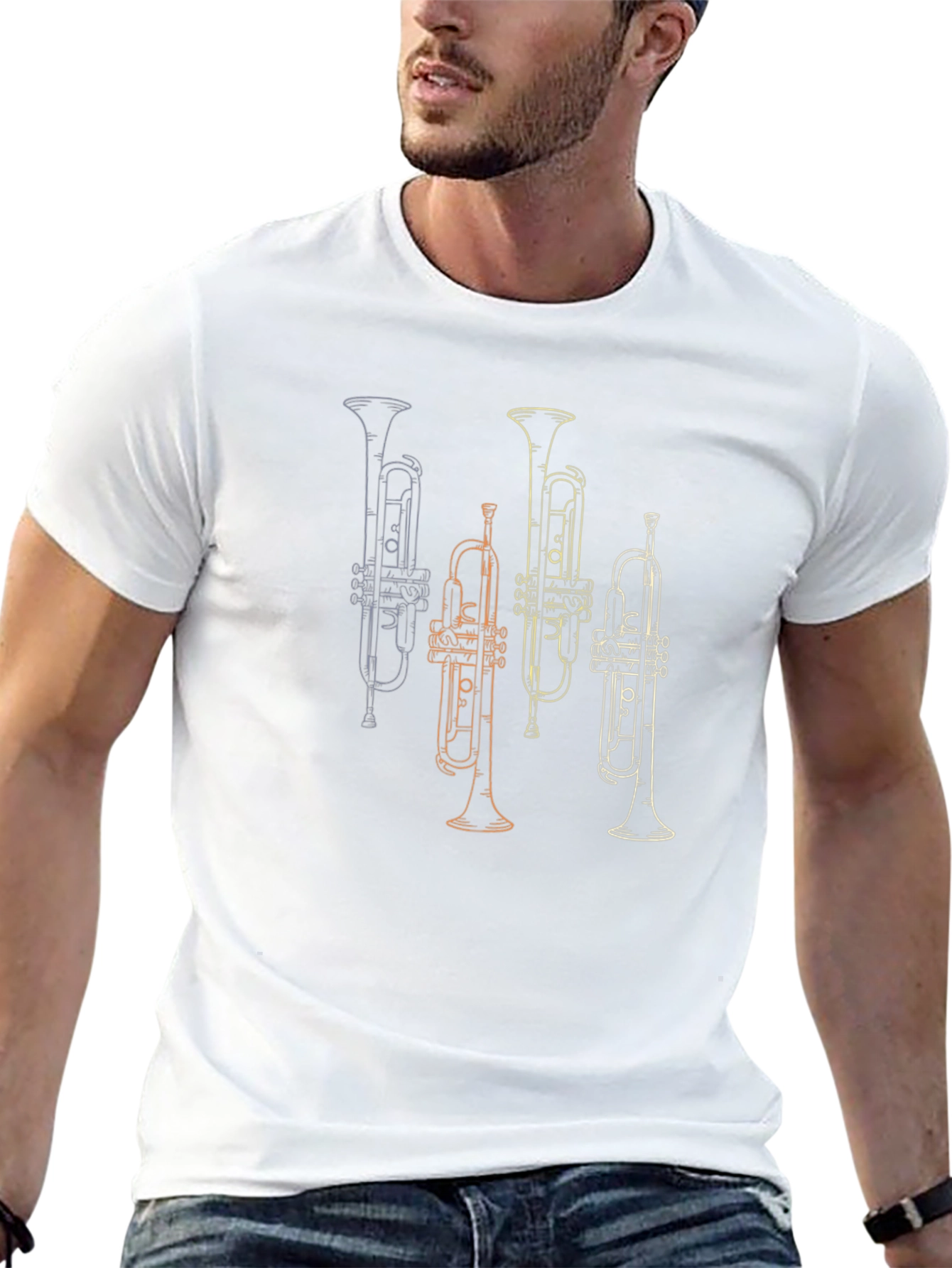 Trumpet T-Shirt - Musical Instrument Graphic Tee