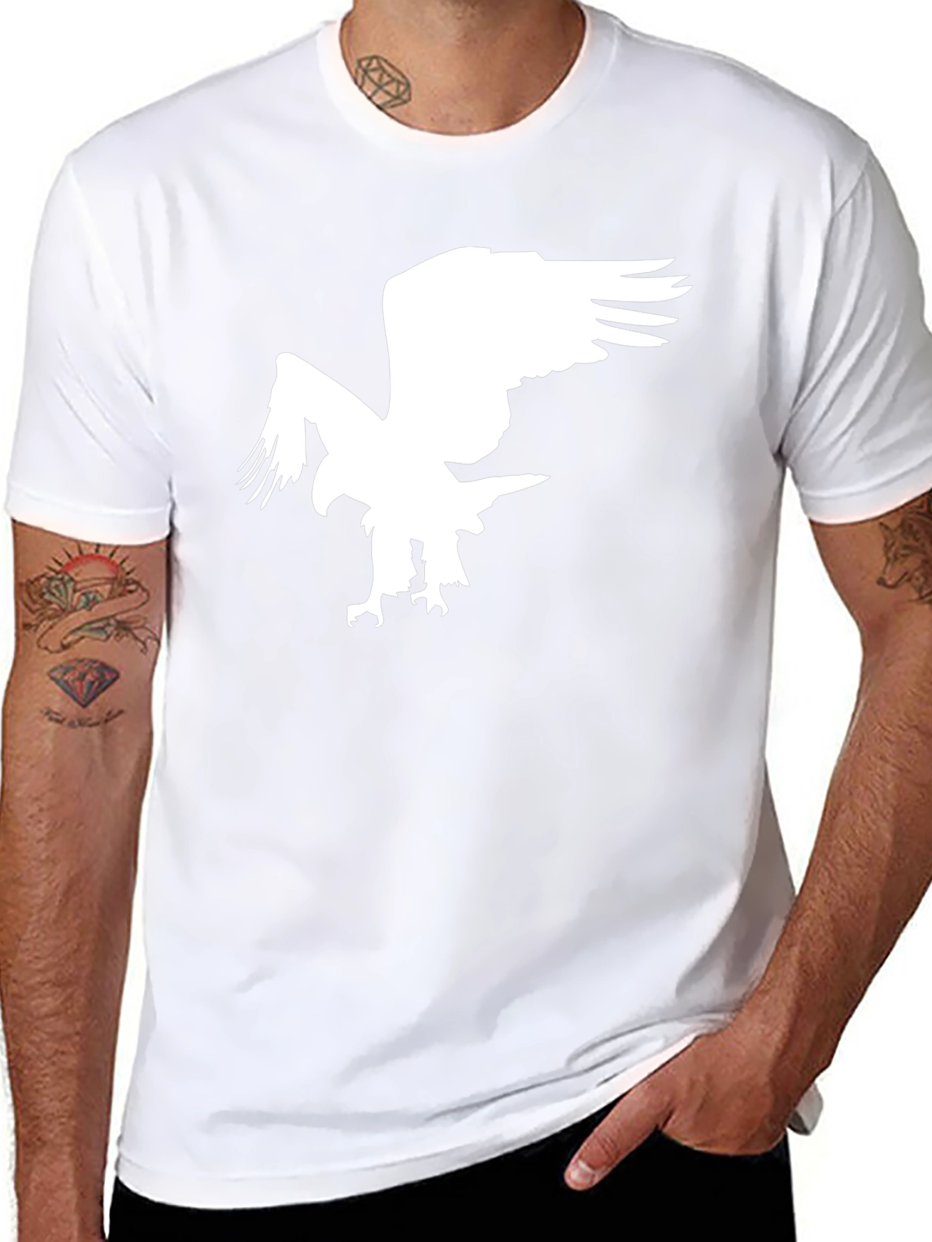 Black Eagle Graphic Tee - Bold Style