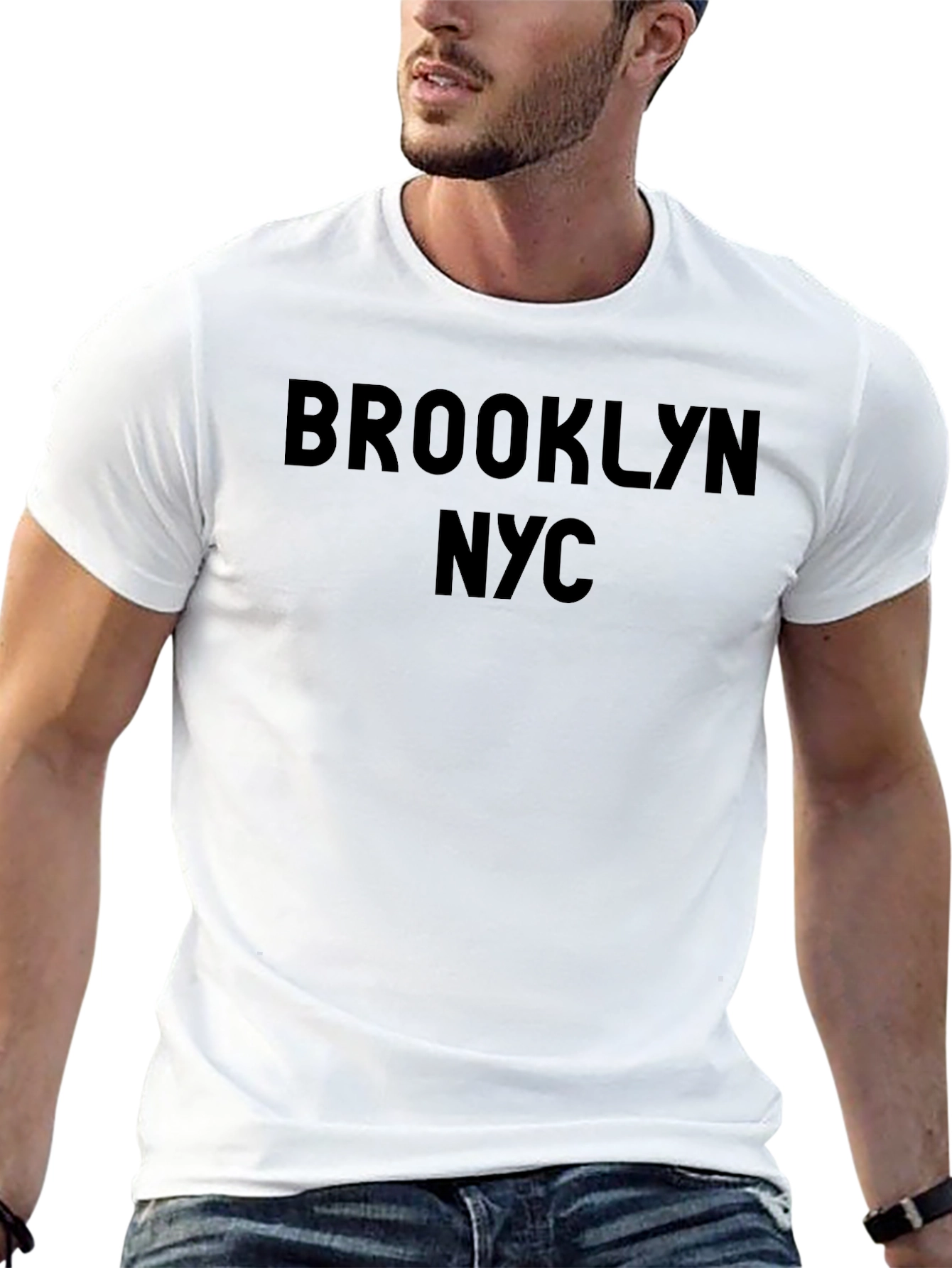 Brooklyn NYC Mens T-Shirt - Classic Crew Neck Tee
