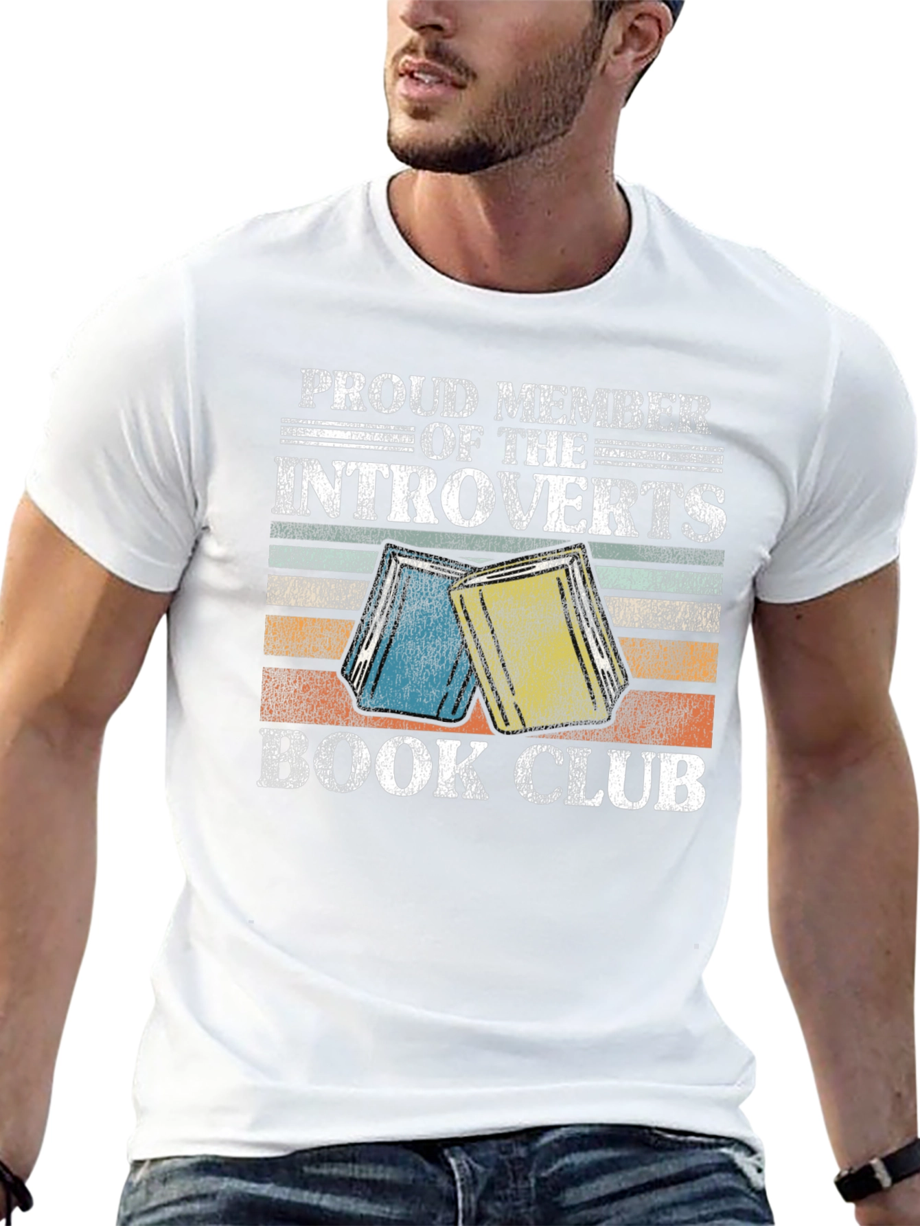 Introverts Book Club Graphic Tee