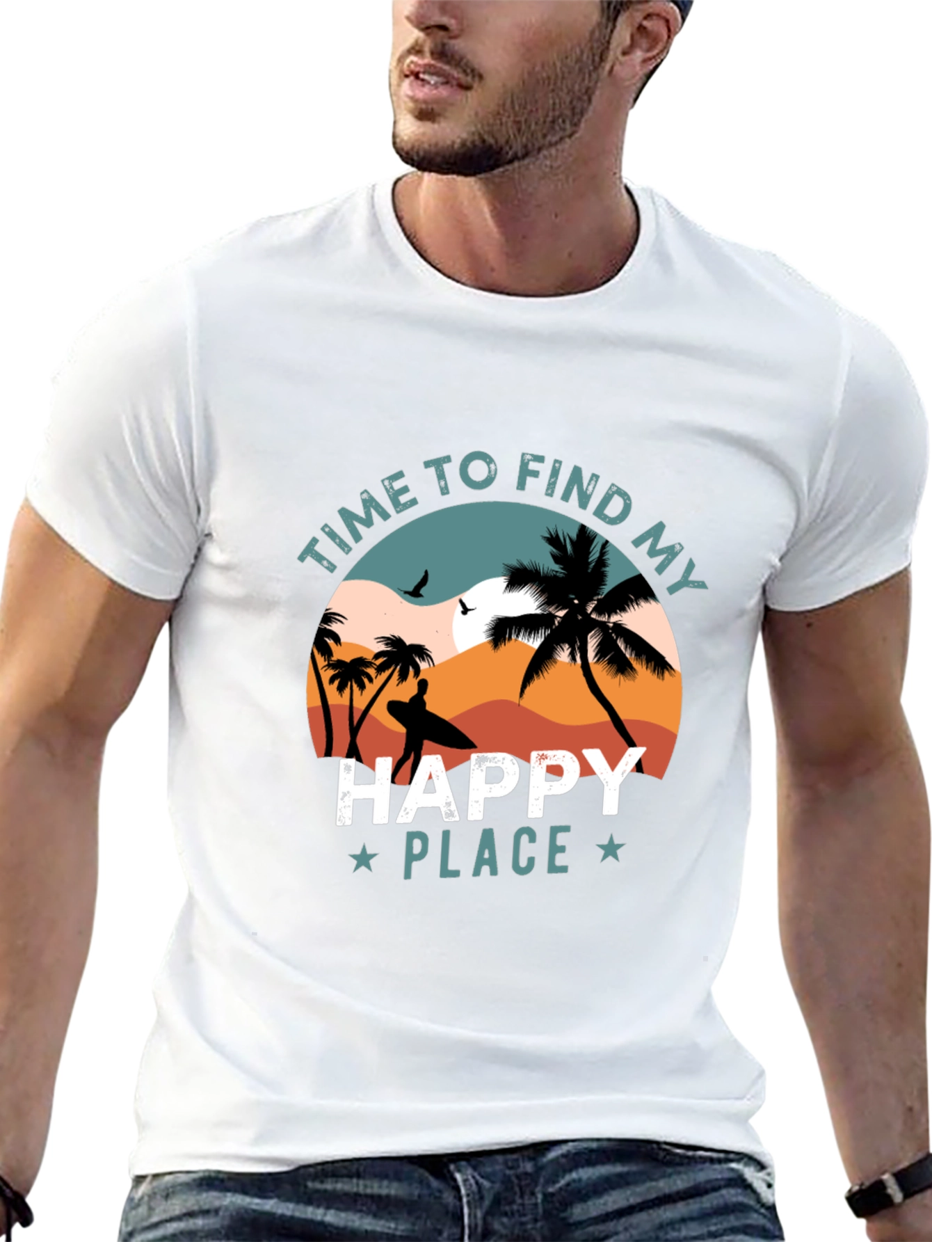 Time To Find My Happy Place Graphic Tee