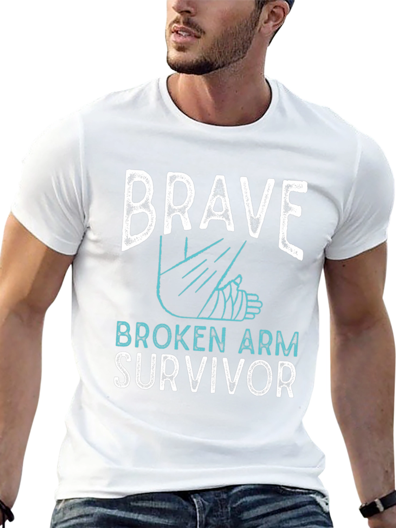 Brave Broken Arm Survivor T-Shirt