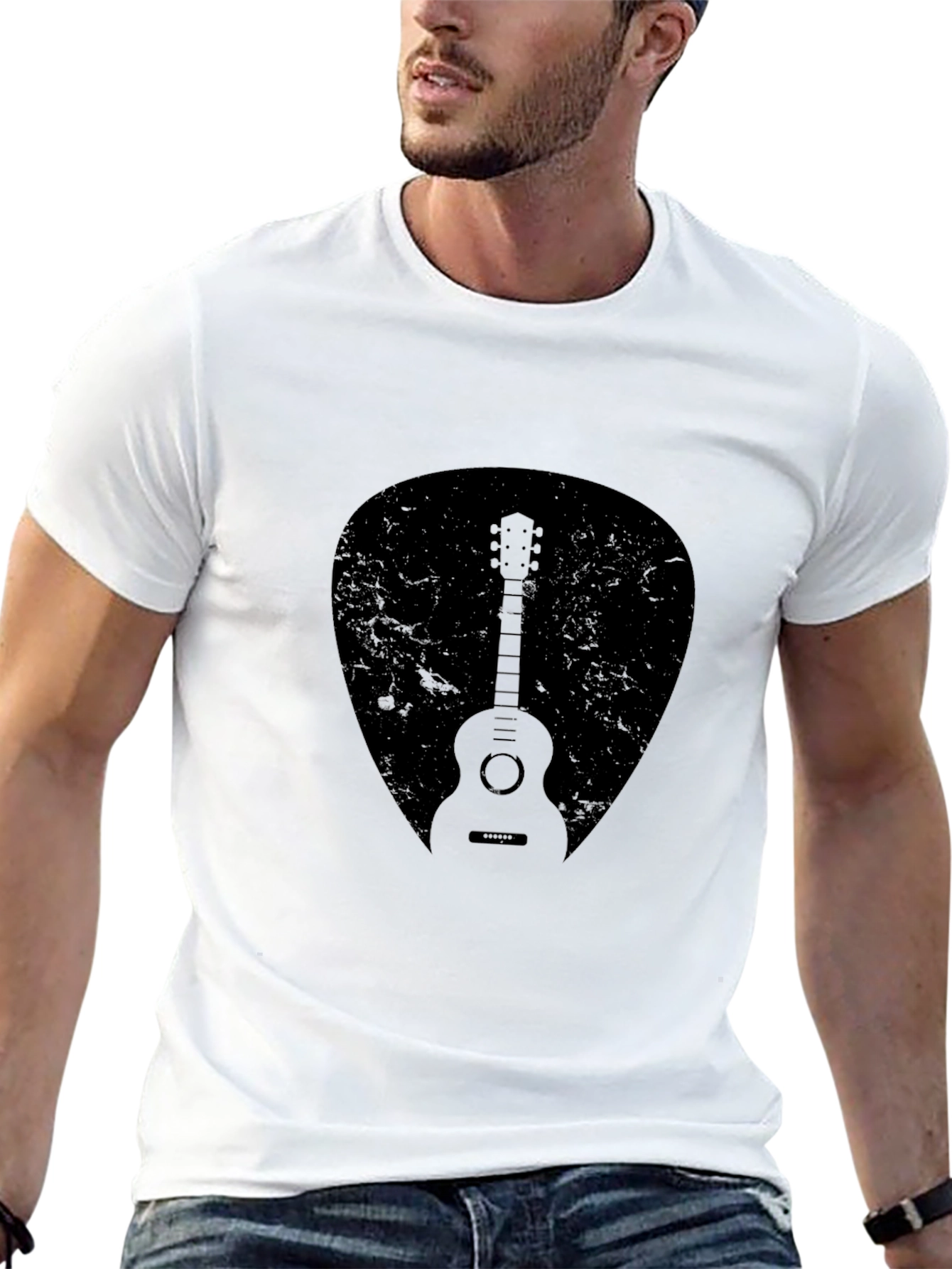 Guitar Pick T-Shirt - Dark Graphic Tee