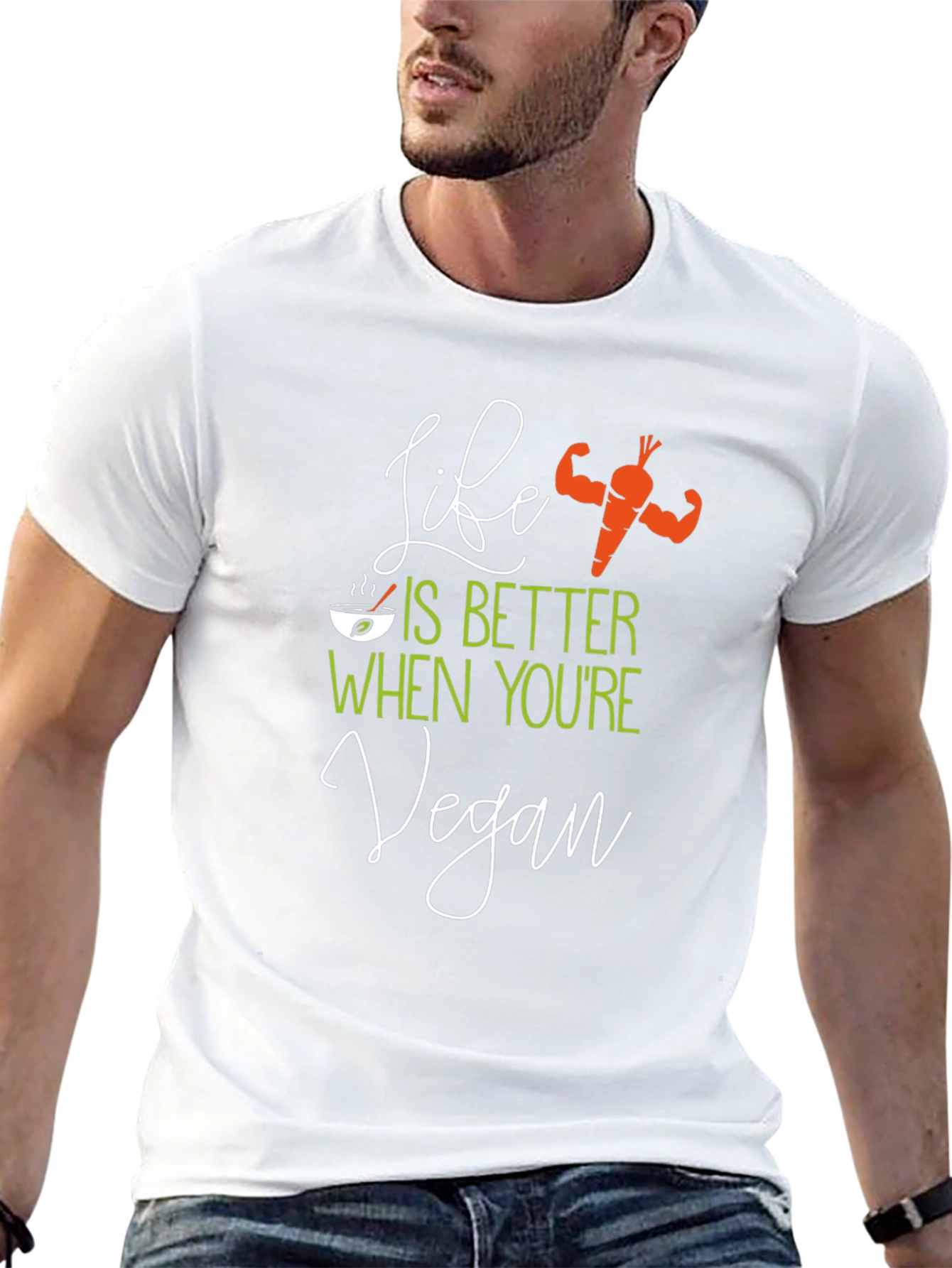 Vegan Life T-Shirt: Life is Better Graphic Tee