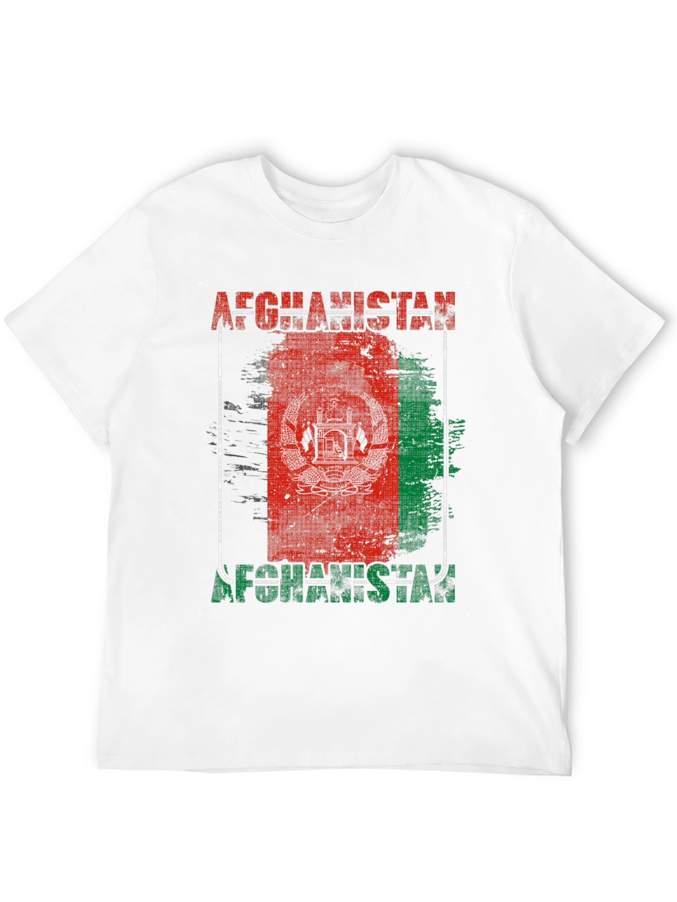 Afghanistan Flag Graphic T-Shirt
