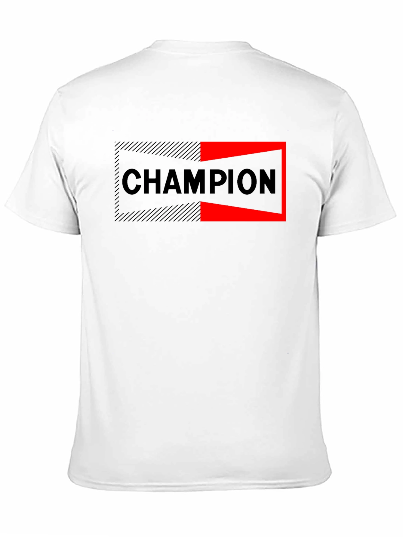 Champion Graphic Print Black T-Shirt for Men