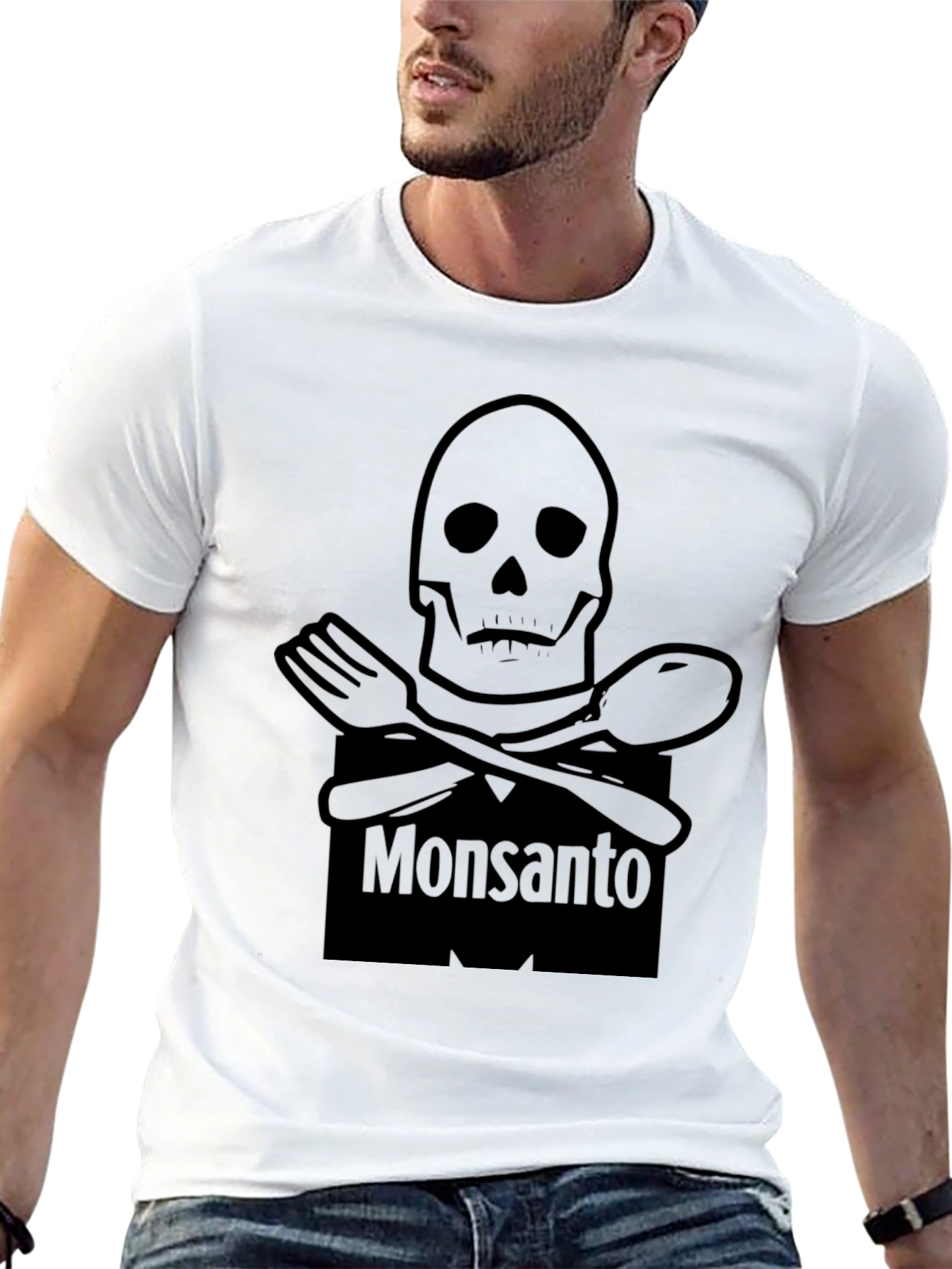 Monsanto Skull T-Shirt - Anti-GMO Statement Tee