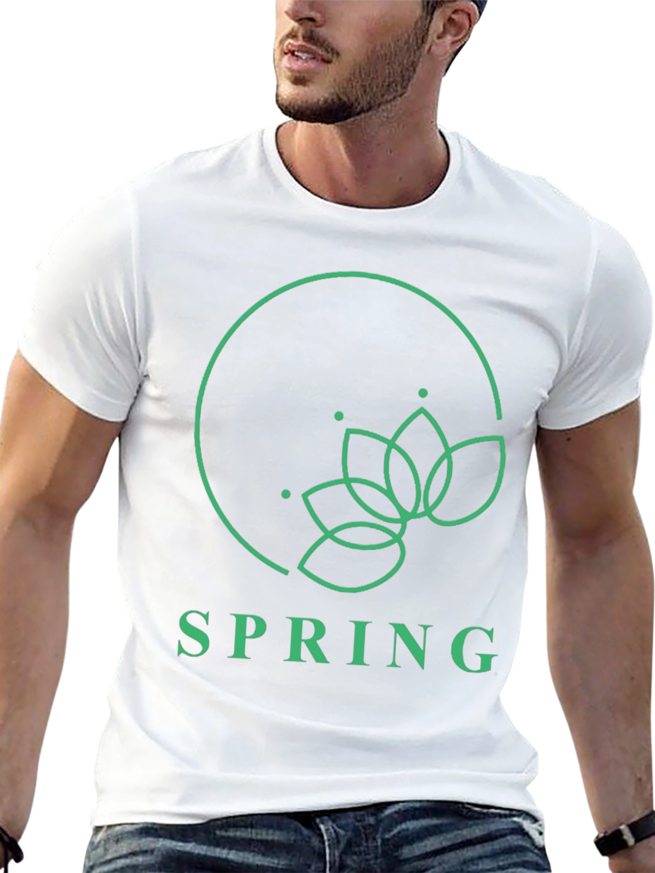 Spring Bloom T-Shirt - Floral Design Soft Cotton