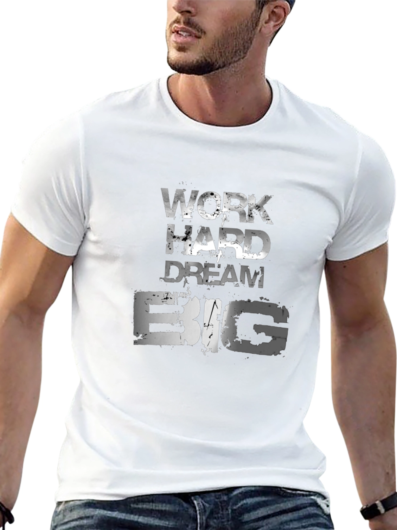 Motivational Work Hard Dream Big T-Shirt