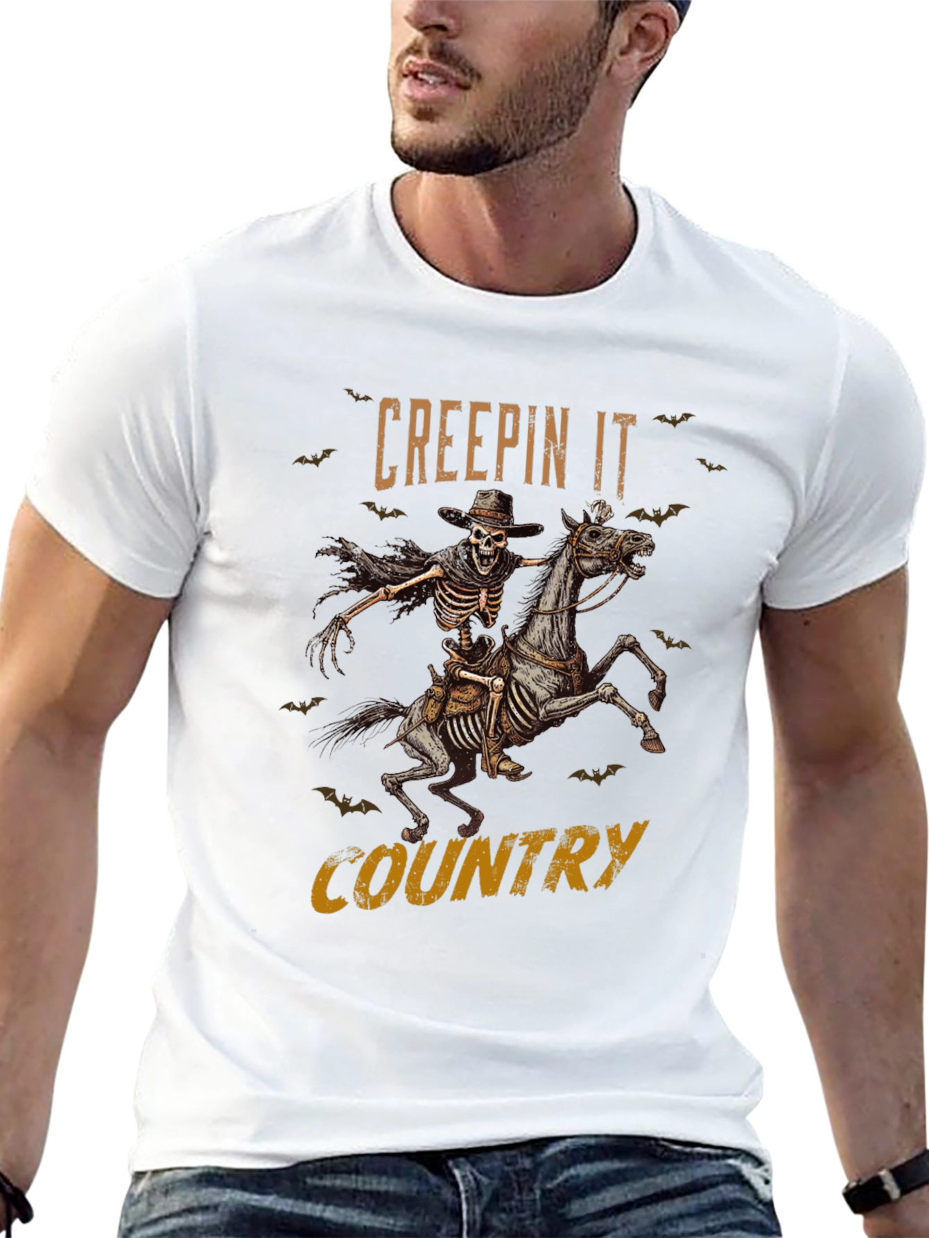 Creepin It Country Graphic T-Shirt