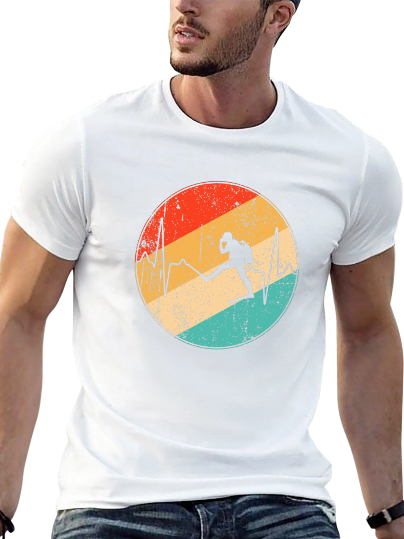Diver Heartbeat Graphic Tee - Dive into Style!